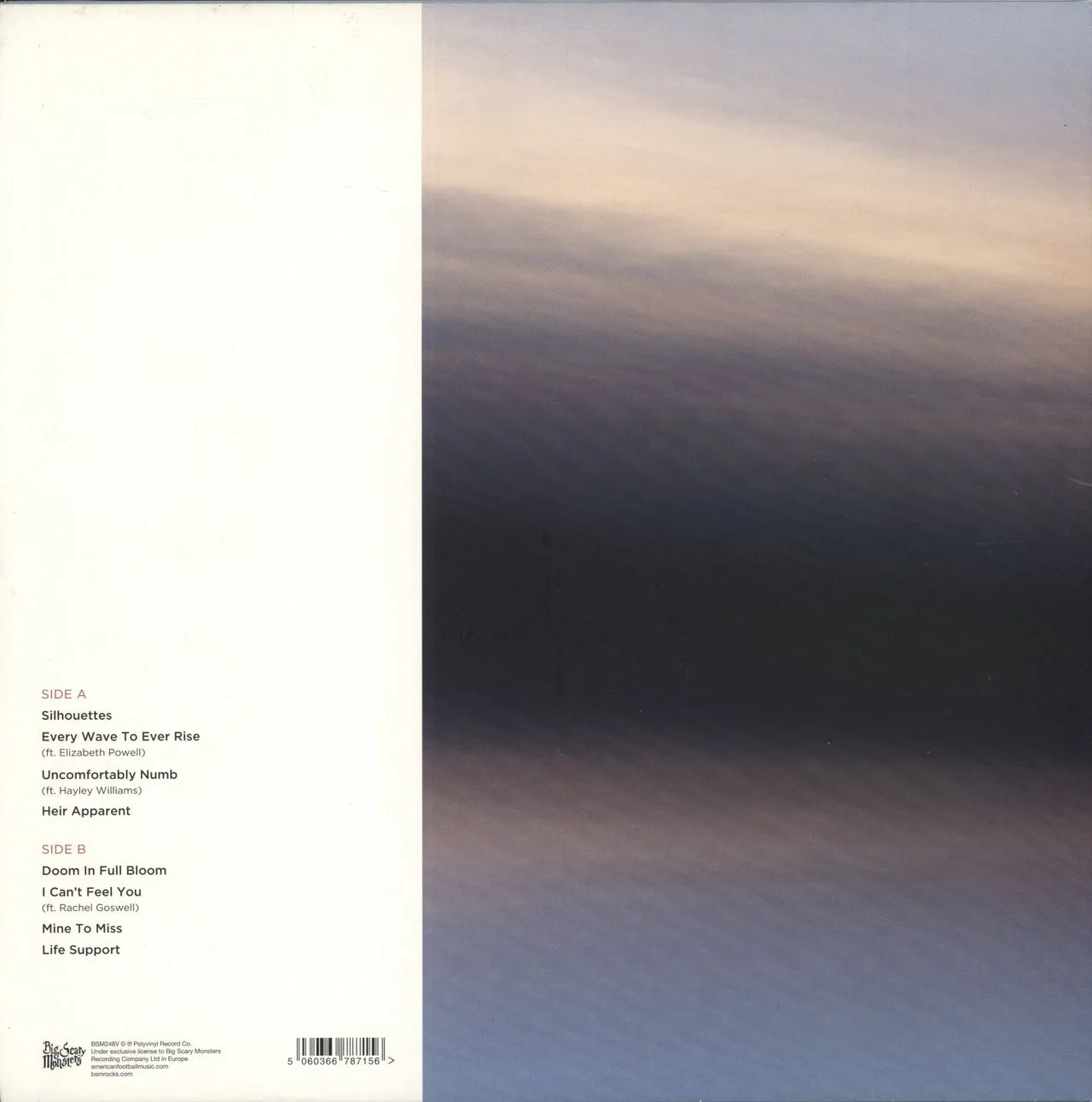 American Football American Football (LP3) UK Vinyl LP - Image 3