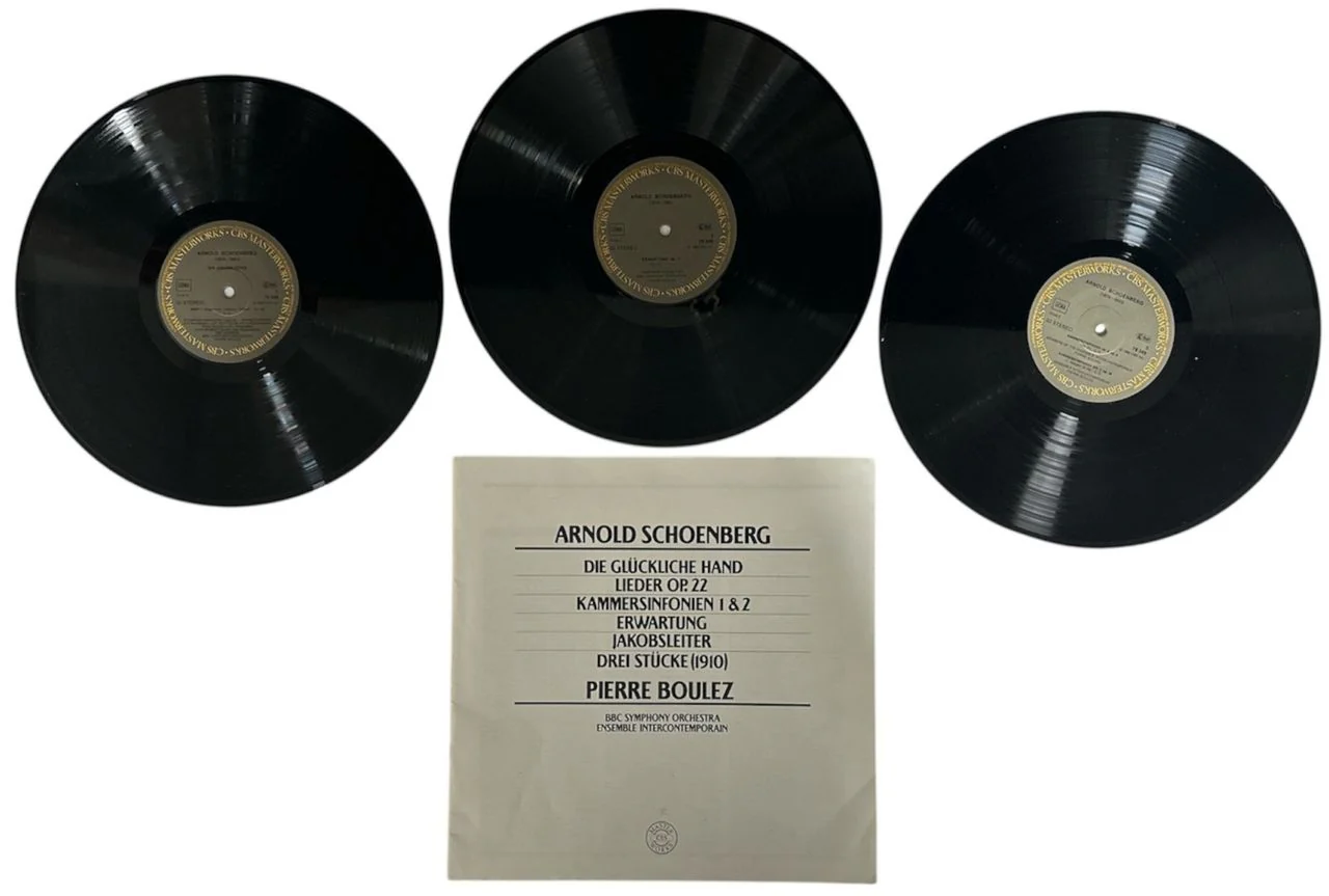Arnold Schoenberg Die Glückliche Hand / Lieder Op. 22 / Kammersinfonien 1 & 2 / Erwartung / Jakobsleiter / Drei Stücke German Vinyl box set - Image 2
