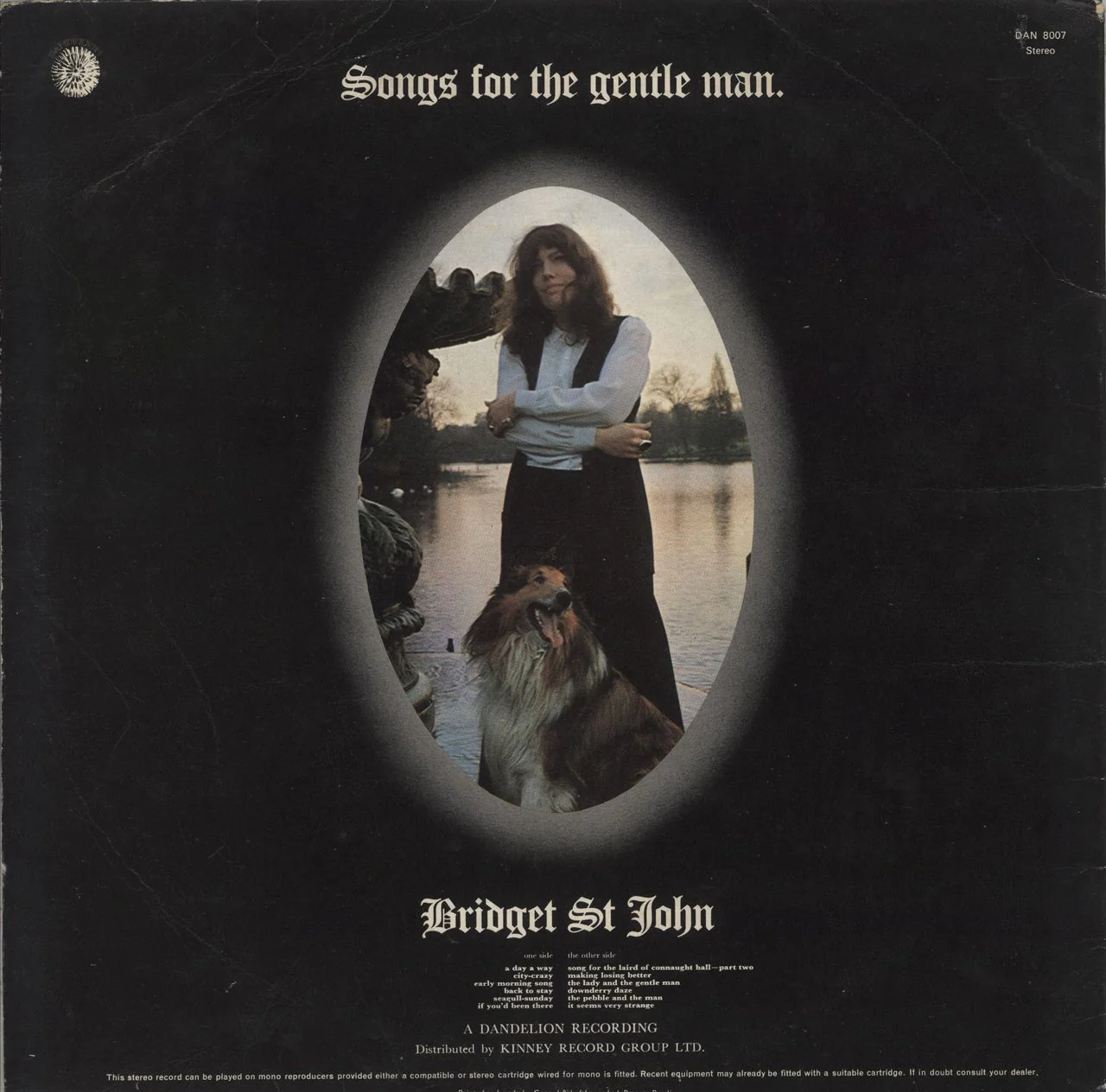 Bridget St John Songs For The Gentle Man - Autographed UK Vinyl LP - Image 3