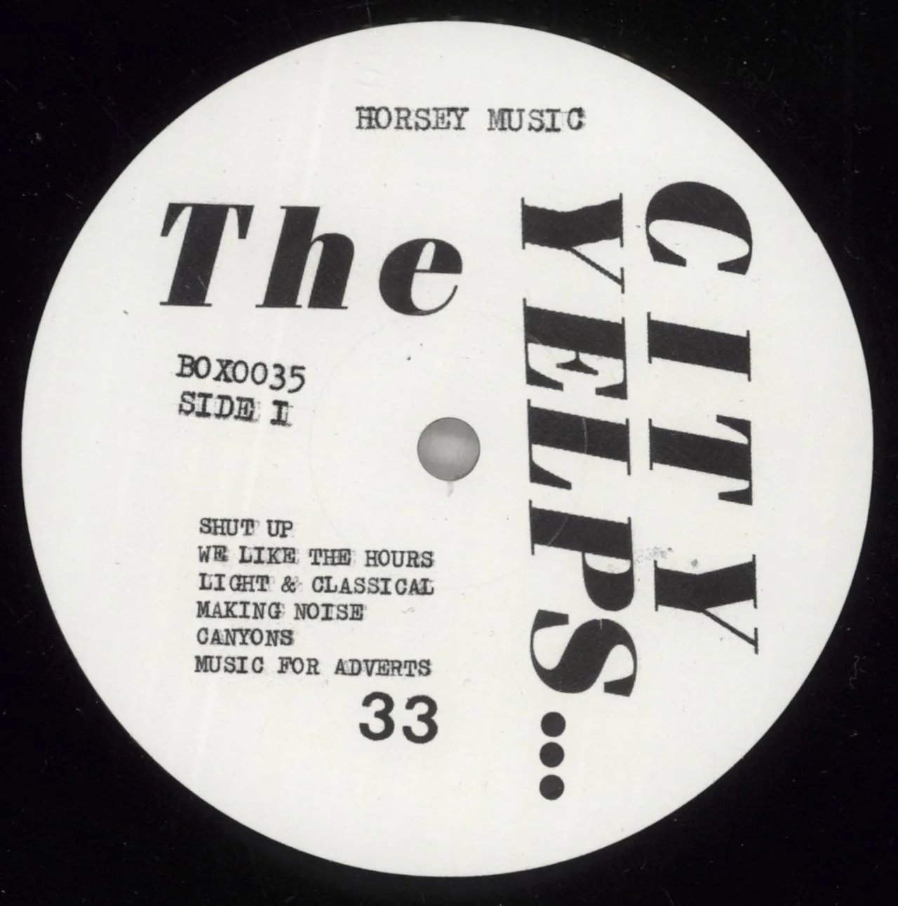 City Yelps The City Yelps Half Hour UK Vinyl LP - Image 2