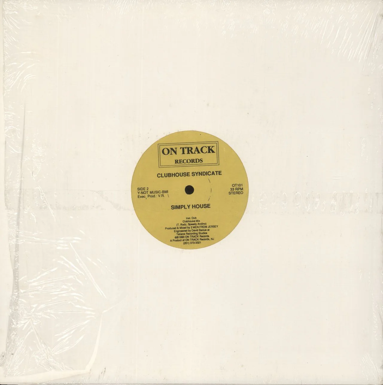 Clubhouse Syndicate Simply House US 12" vinyl - Image 2