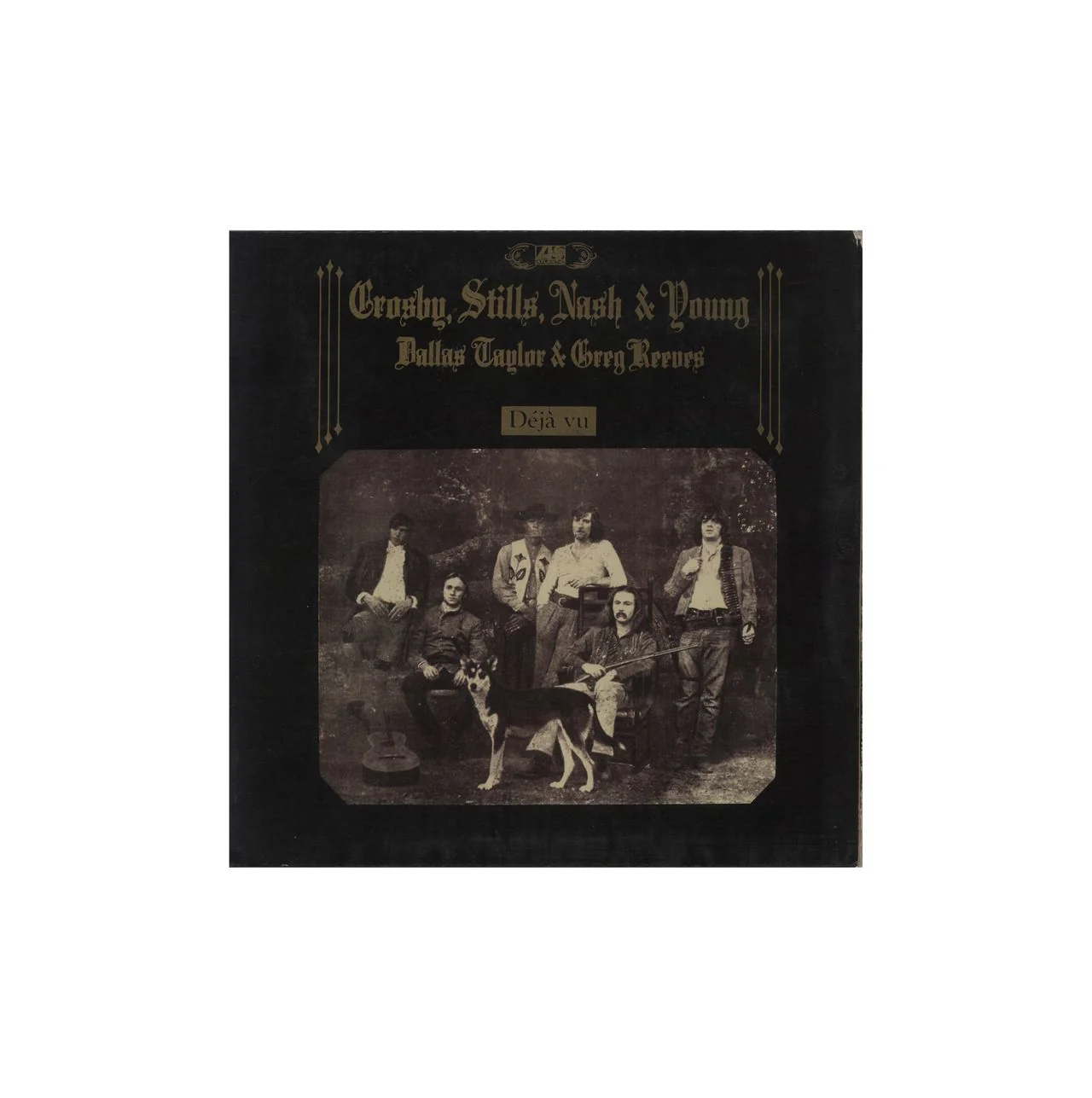 Crosby, Stills, Nash & Young Déjà Vu Portuguese Vinyl LP