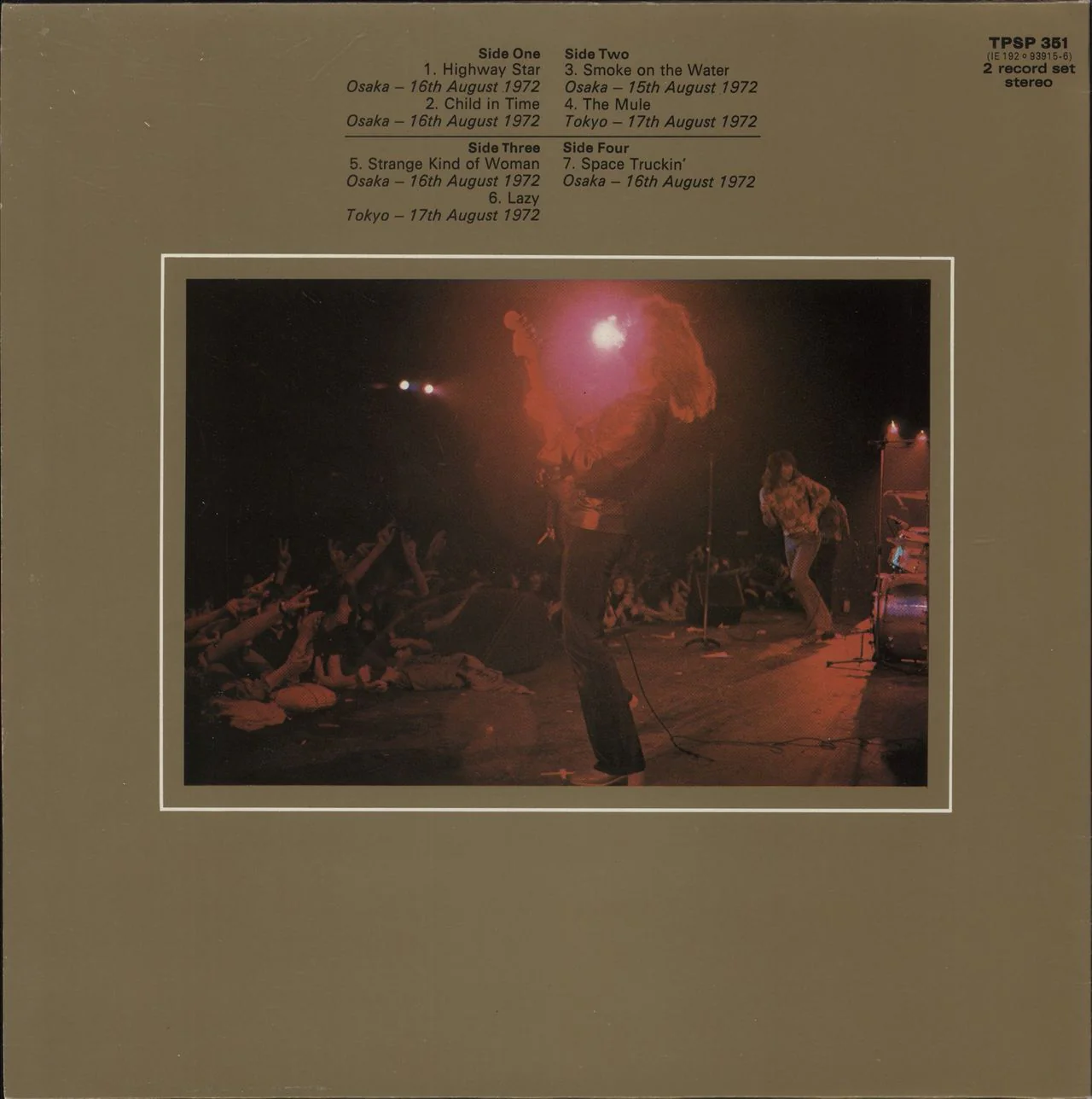 Deep Purple Made In Japan - 2nd - EX UK 2-LP vinyl set - Image 3