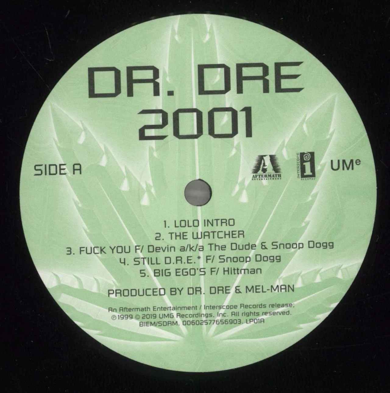 Dr Dre 2001 - 180gm UK 2-LP vinyl set - Image 2