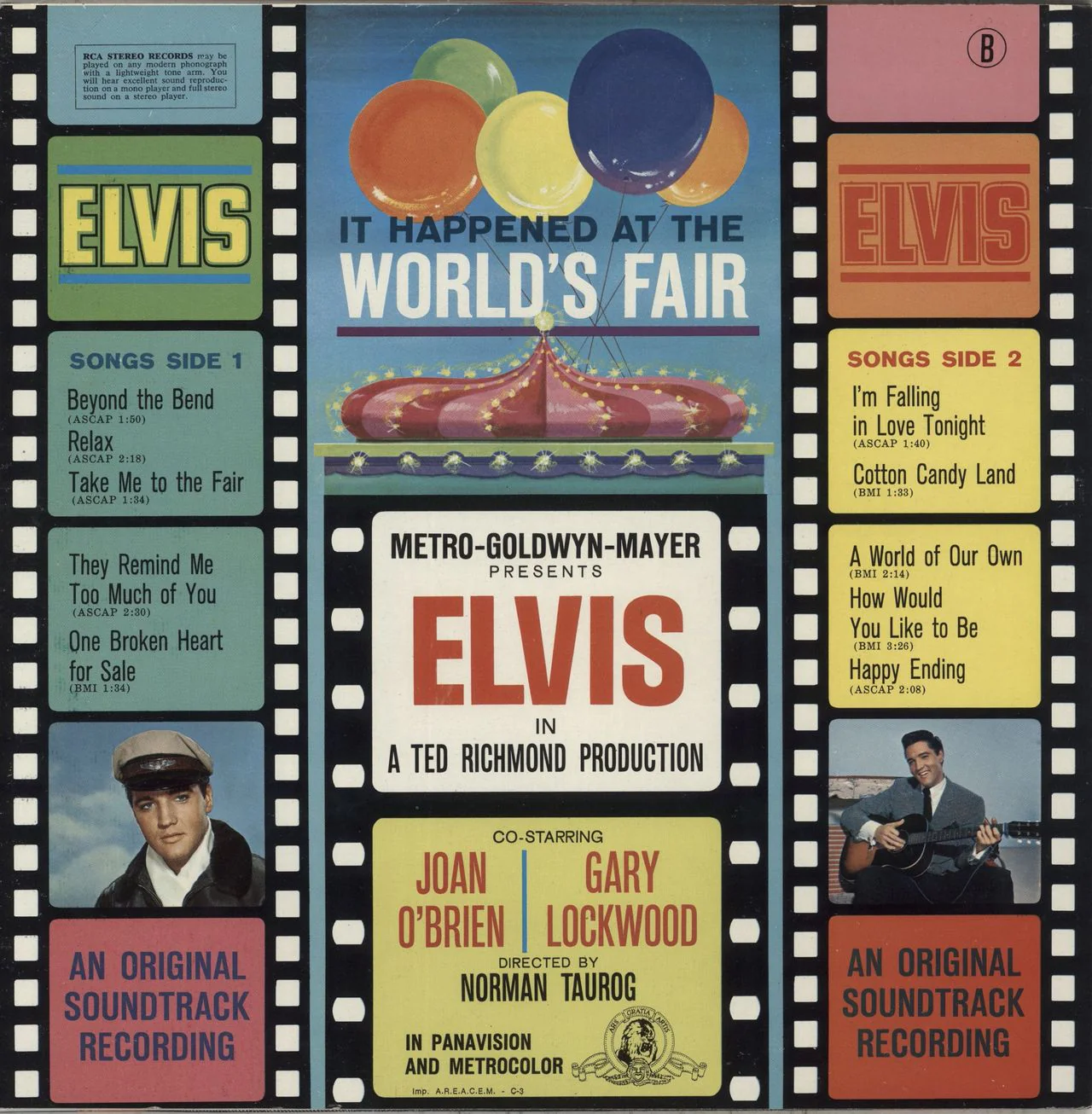 Elvis Presley It Happened At The World's Fair - matte p/s French Vinyl LP - Image 3