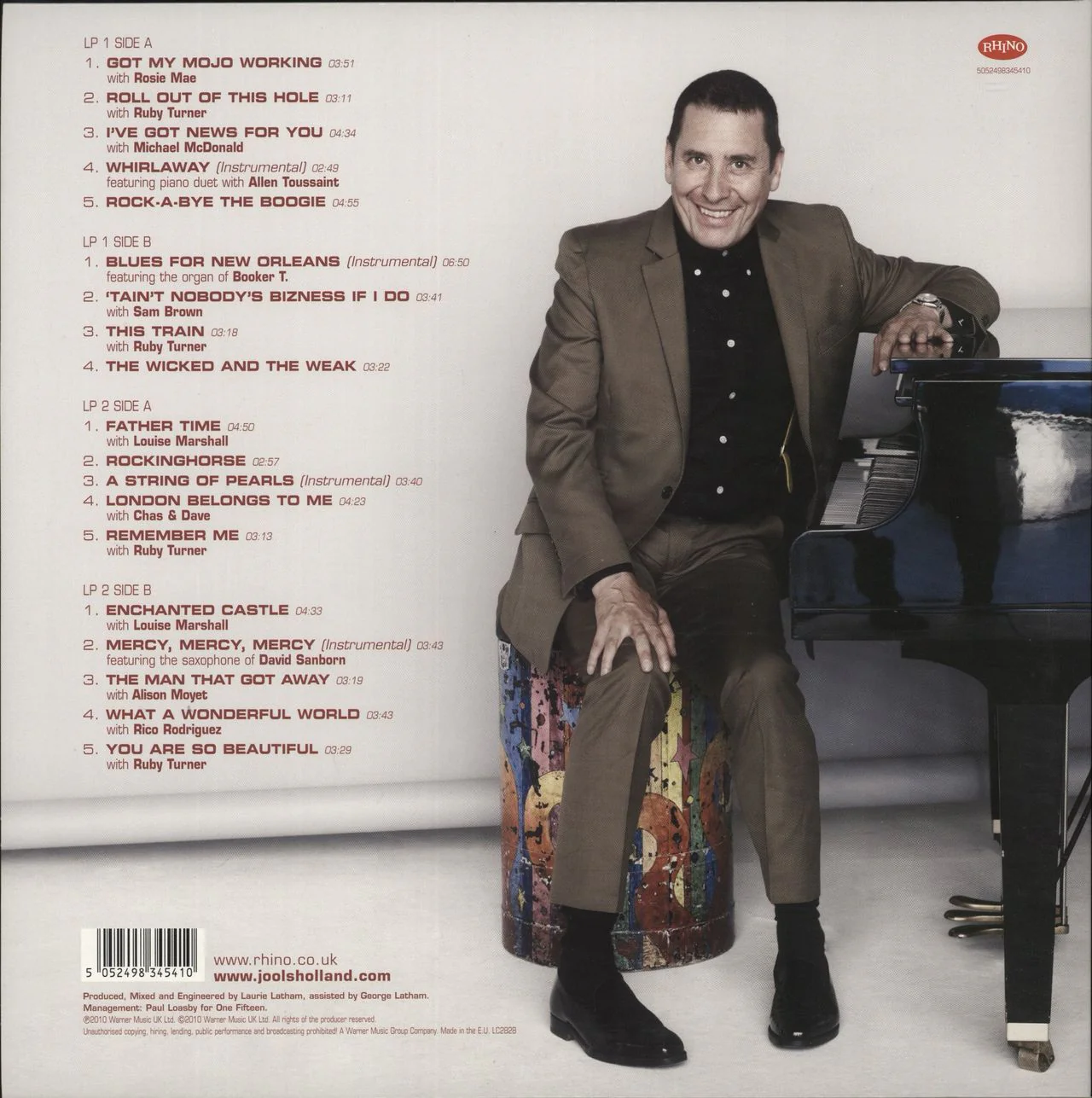 Jools Holland Rockinghorse - Autographed UK 2-LP vinyl set - Image 3
