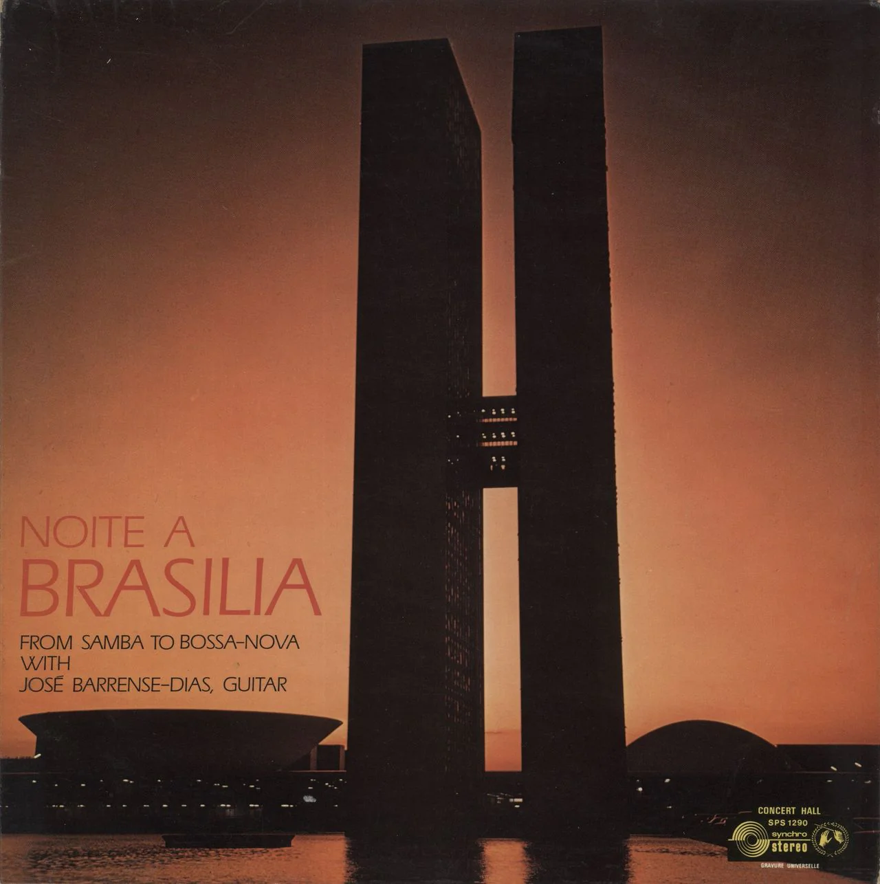 José Barrense-Dias Noite A Brasilia (From Samba To Bossa-Nova) UK Vinyl LP