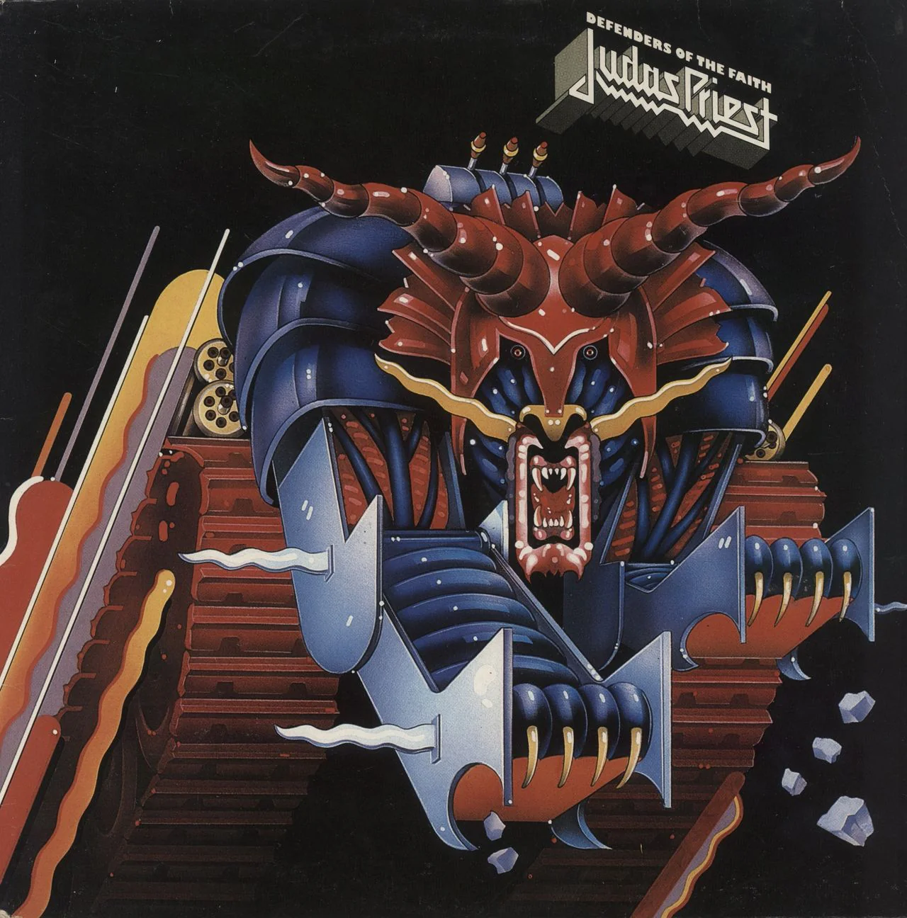 Judas Priest Defenders Of The Faith - Demo Stamped UK Promo Vinyl LP