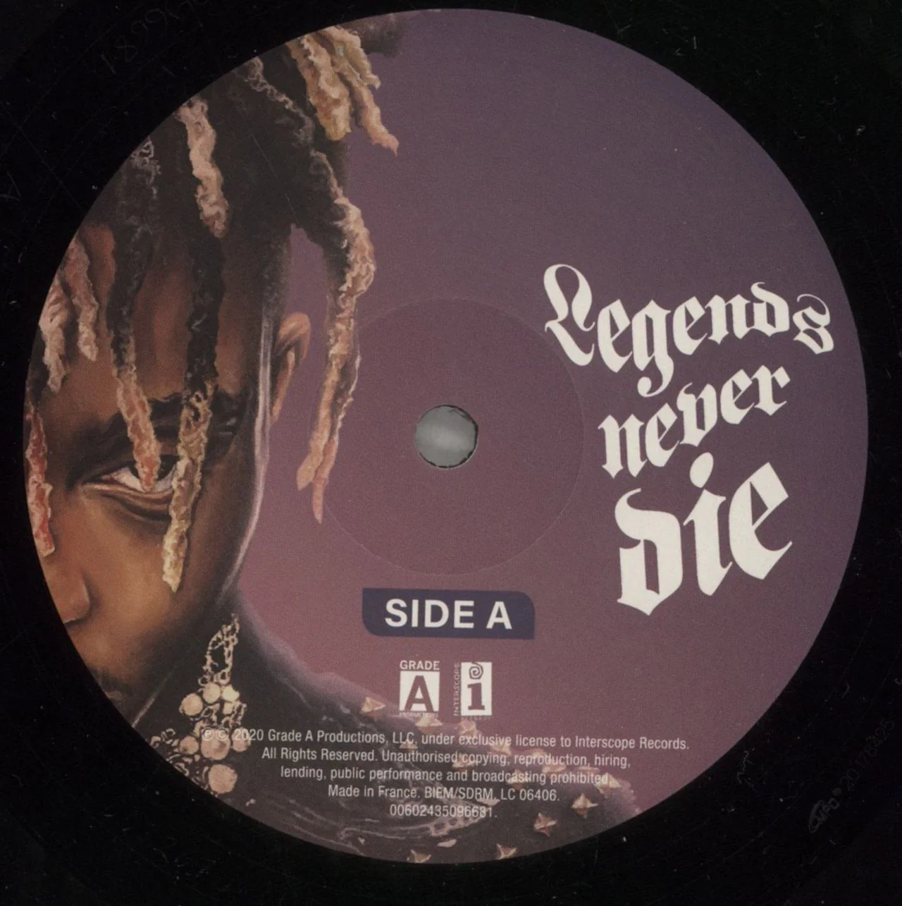 Juice Wrld Legends Never Die UK 2-LP vinyl set - Image 2