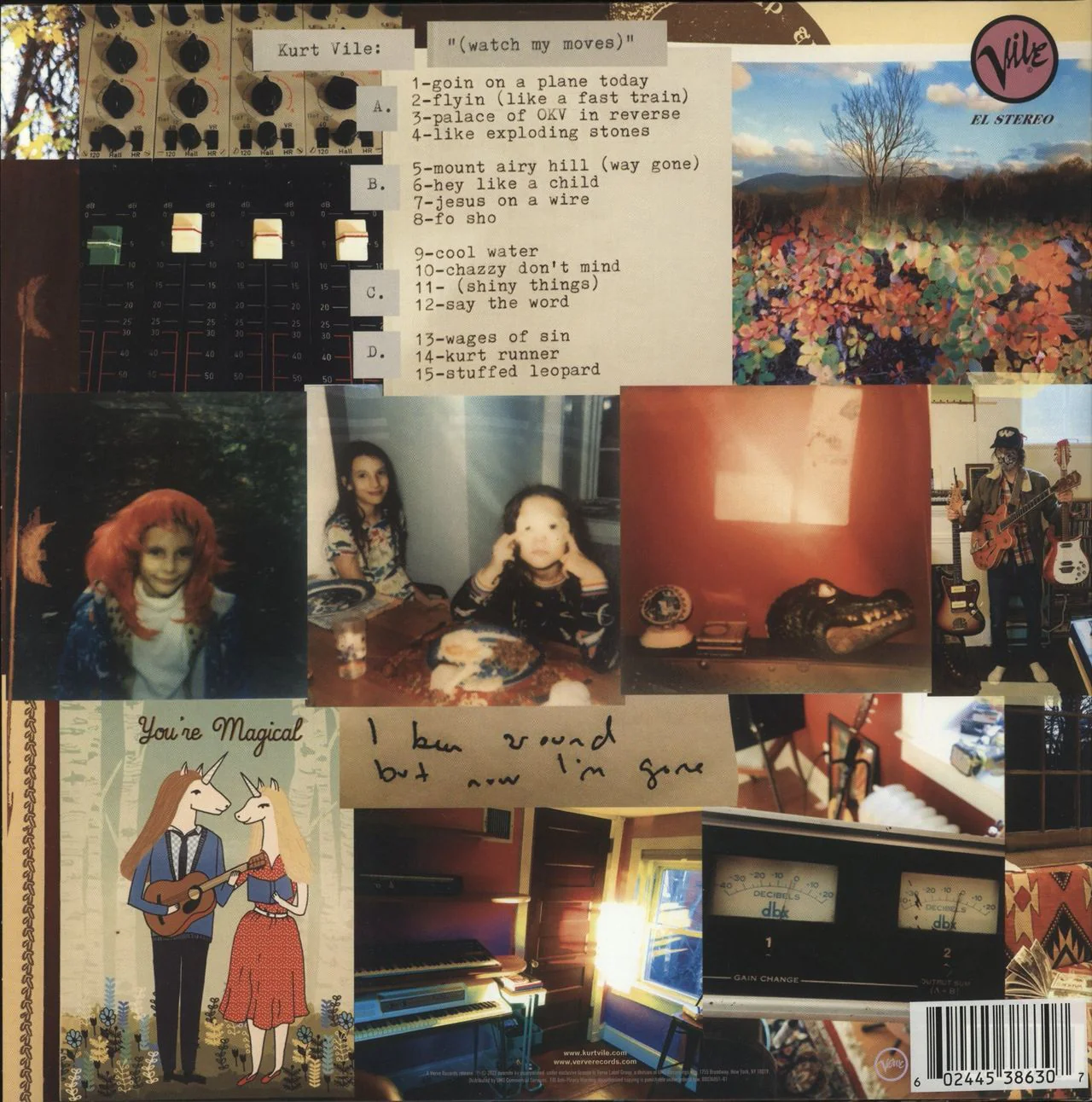 Kurt Vile (Watch My Moves) - Emerald Green Vinyl Canadian 2-LP vinyl set - Image 3