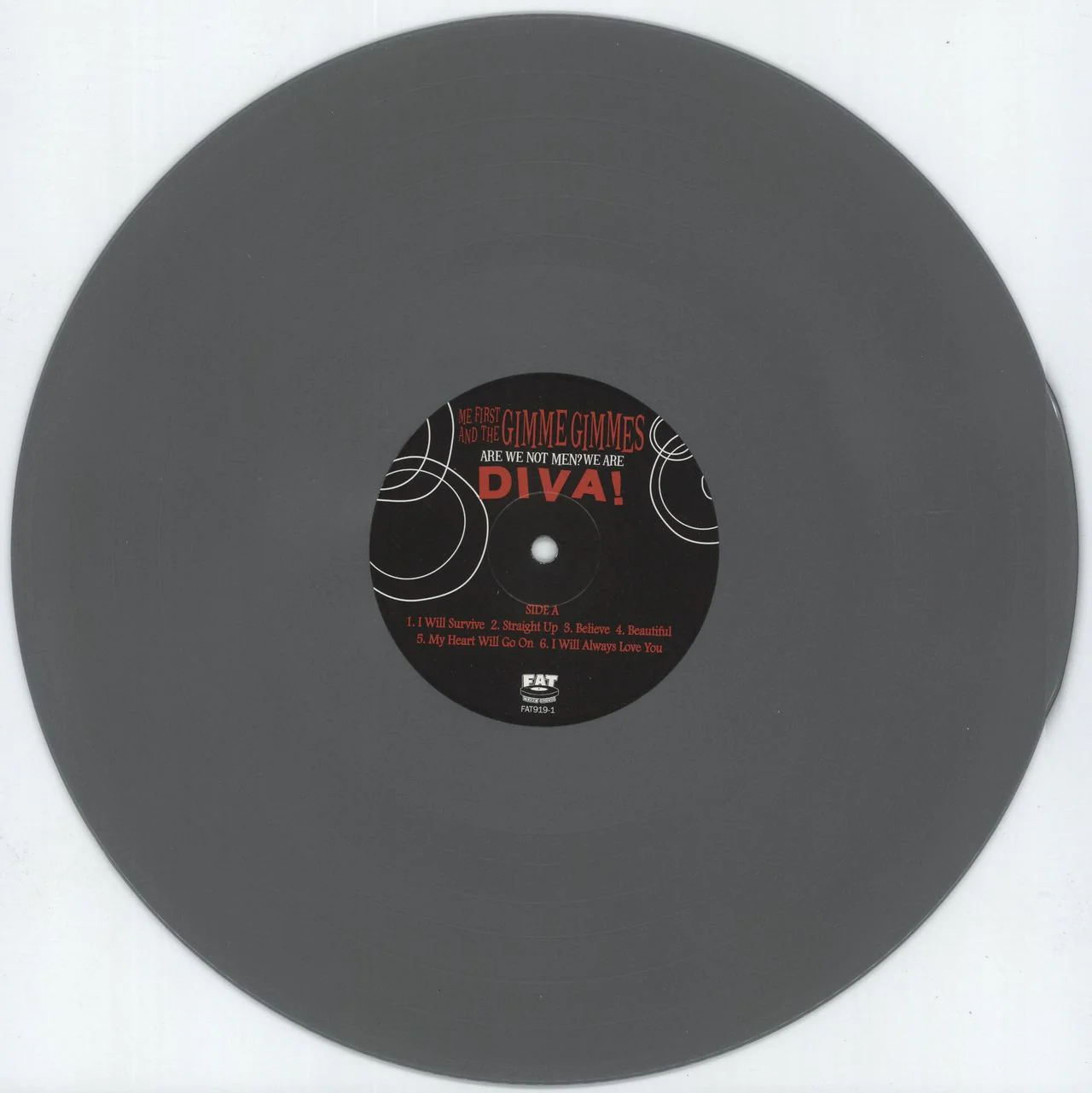 Me First & The Gimme Gimme's Are We Not Men? We Are Diva - Silver Vinyl US Vinyl LP - Image 2