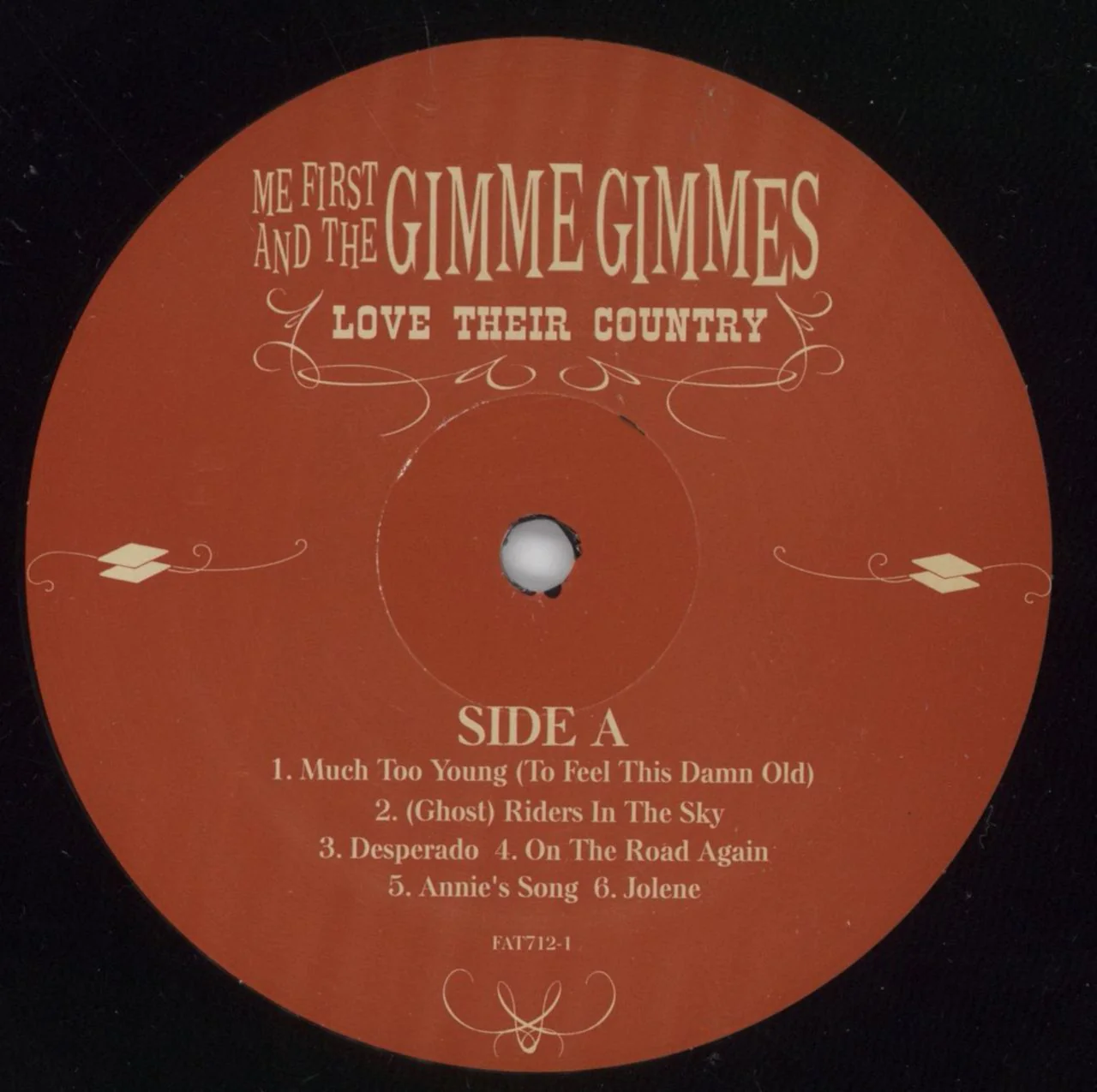 Me First & The Gimme Gimme's Love Their Country US Vinyl LP - Image 2