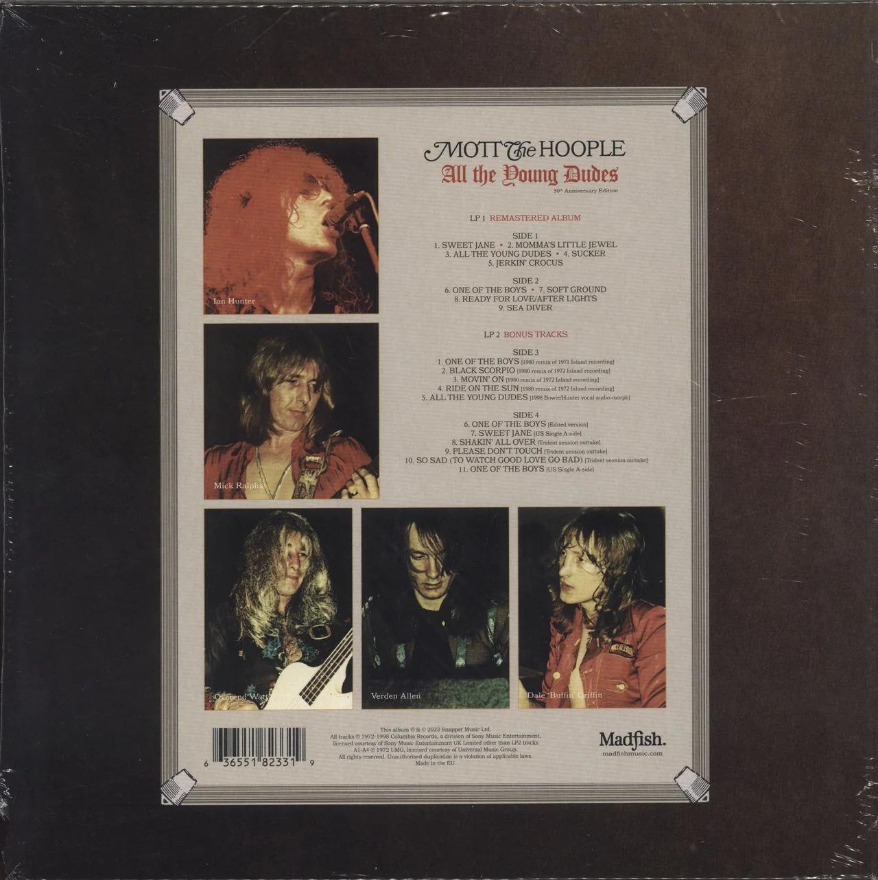 Mott The Hoople All The Young Dudes - Orange Vinyl Remastered UK 2-LP vinyl set - Image 3