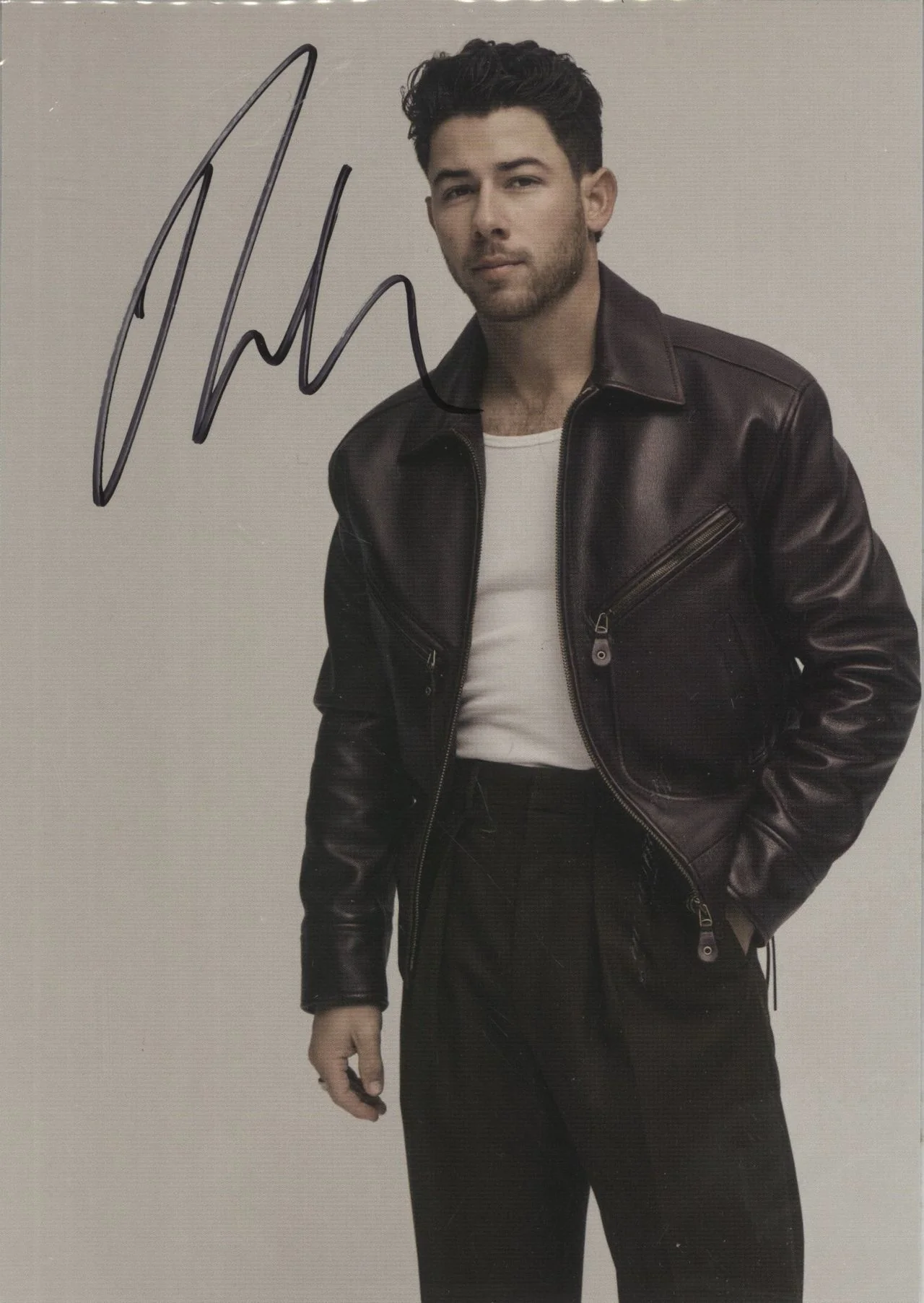 Nick Jonas Sunday Best - Bone Vinyl + Autographed Art Card - Sealed UK Vinyl LP - Image 2