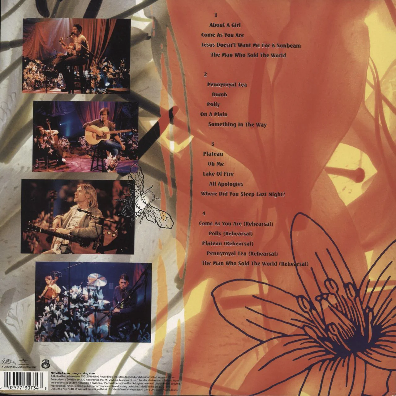 Nirvana (US) MTV Unplugged In New York - 180gm - EX UK 2-LP vinyl set - Image 3