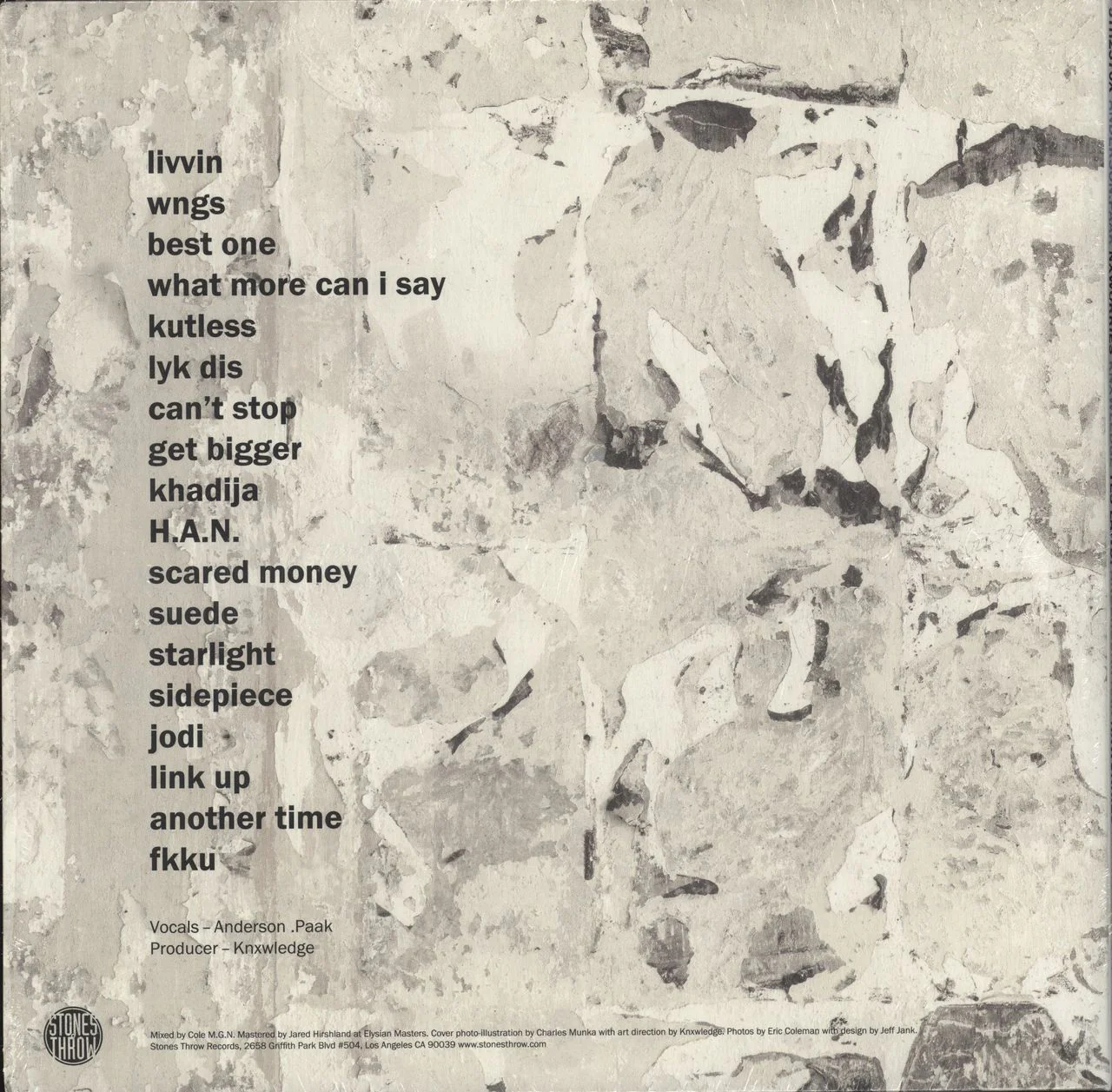 NxWorries Yes Lawd! - Clear Vinyl UK 2-LP vinyl set - Image 3
