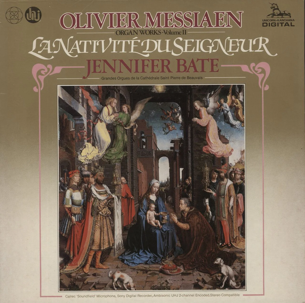 Olivier Messiaen Messiaen: Organ Works - Volume II (La Nativité Du Seigneur) UK Vinyl LP