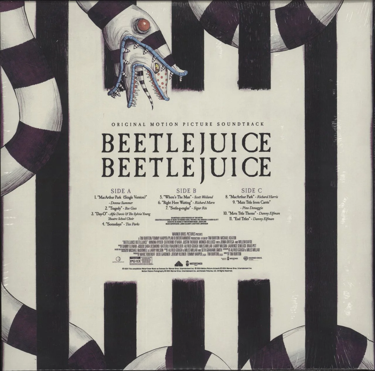Original Soundtrack Beetlejuice Beetlejuice - Splatter Vinyl - Sealed US 2-LP vinyl set - Image 2