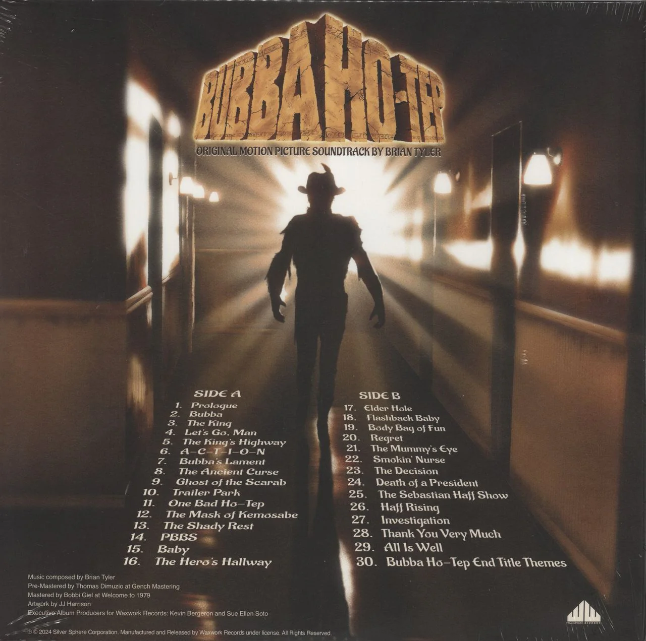 Original Soundtrack Bubba Ho-Tep - Egyptian Sand & Silver Swirl Vinyl - Sealed US Vinyl LP - Image 2