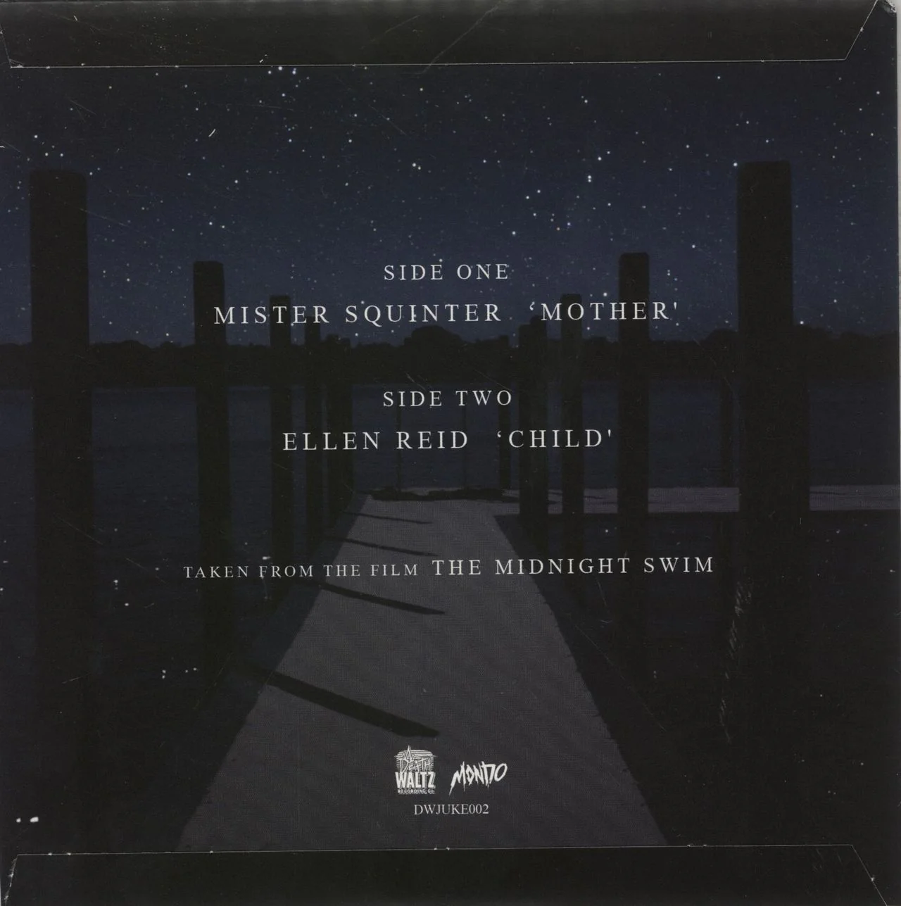 Original Soundtrack The Midnight Swim - Grey & Blue Swirl Vinyl UK 7" vinyl - Image 3