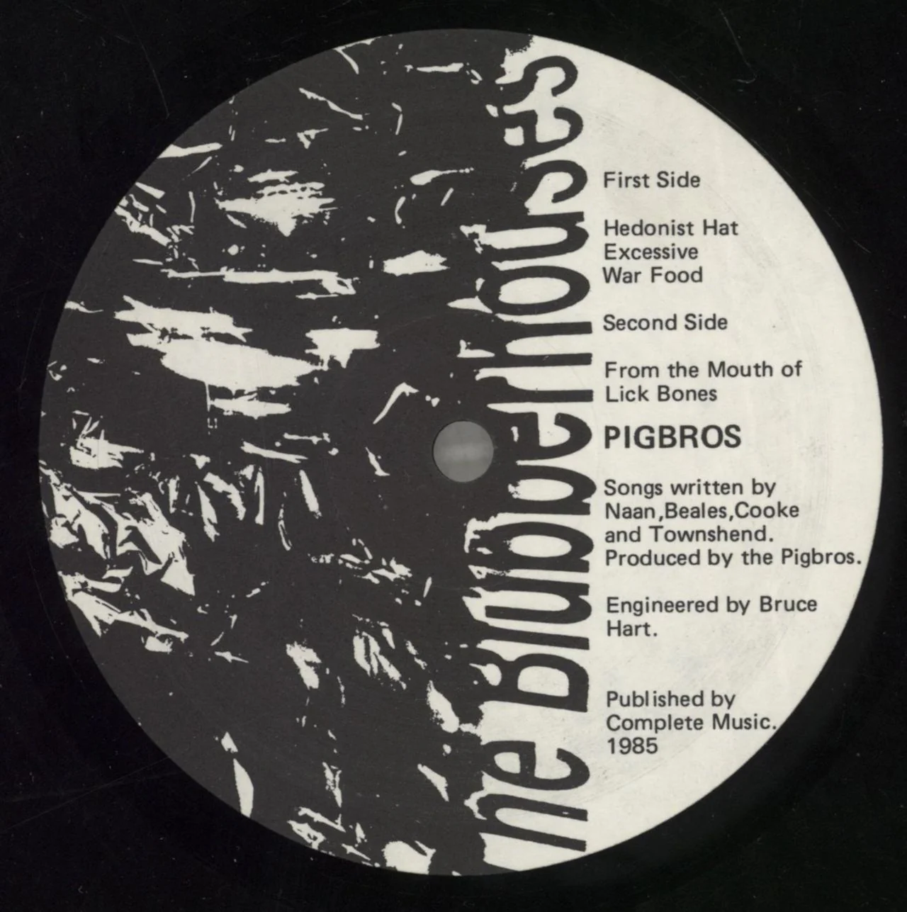 Pigbros The Blubberhouses EP UK 12" vinyl - Image 2
