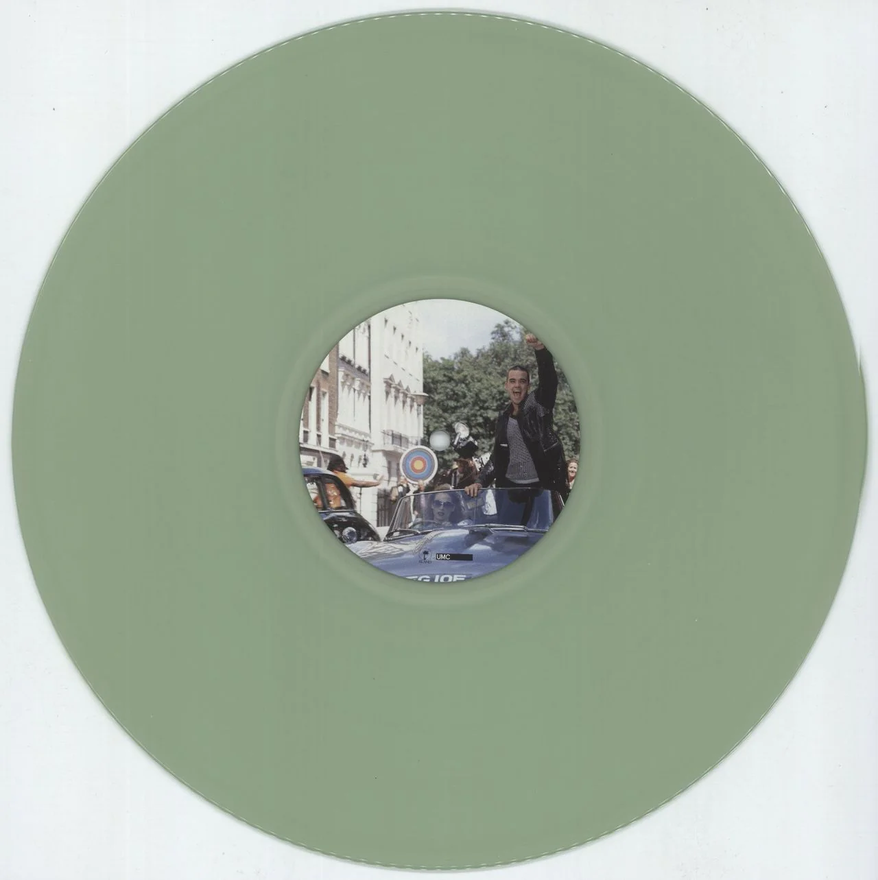 Robbie Williams Life Thru A Lens - Coke Bottle Clear Vinyl + Autographed UK Vinyl LP - Image 2