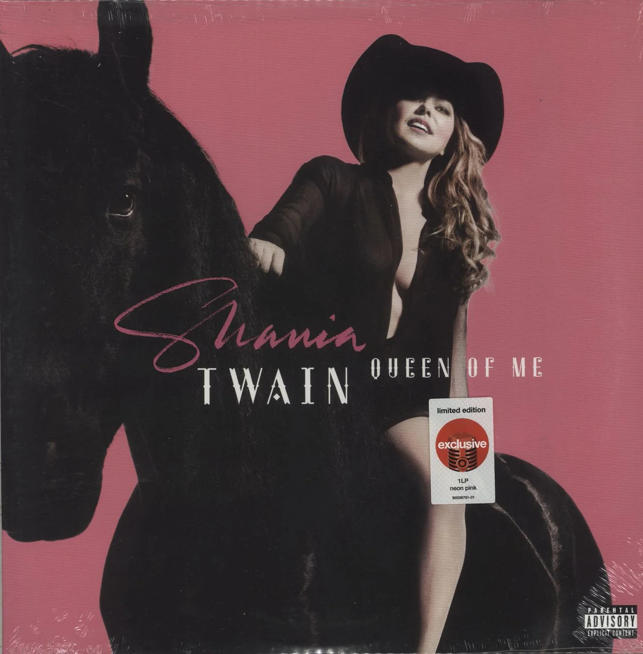 Shania Twain Queen Of Me: Target Exclusive - Neon Pink Vinyl - Sealed US Vinyl LP