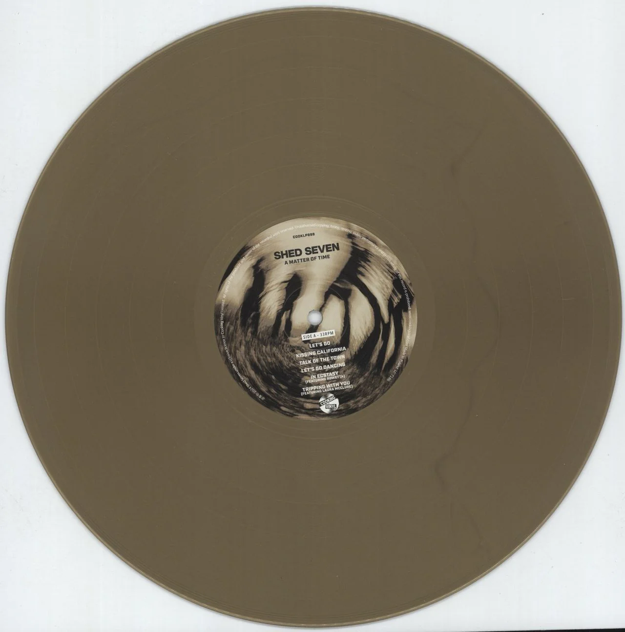 Shed Seven A Matter Of Time - Gold Vinyl UK Vinyl LP - Image 2