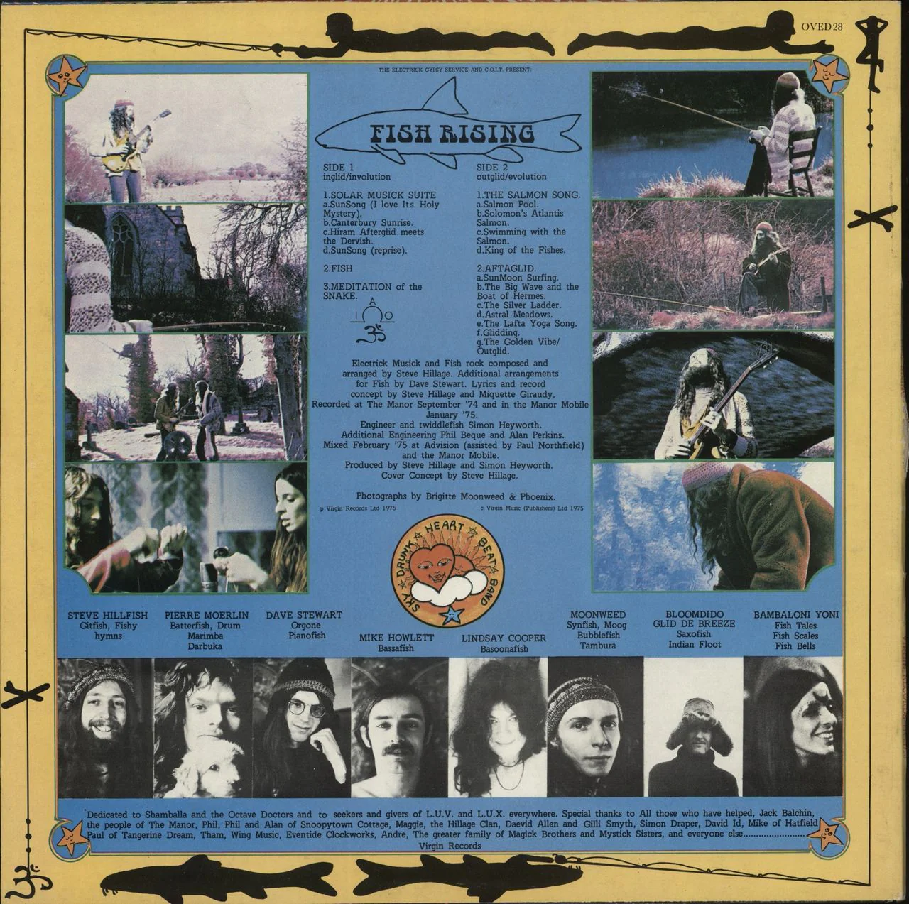 Steve Hillage Fish Rising - EX UK Vinyl LP - Image 3