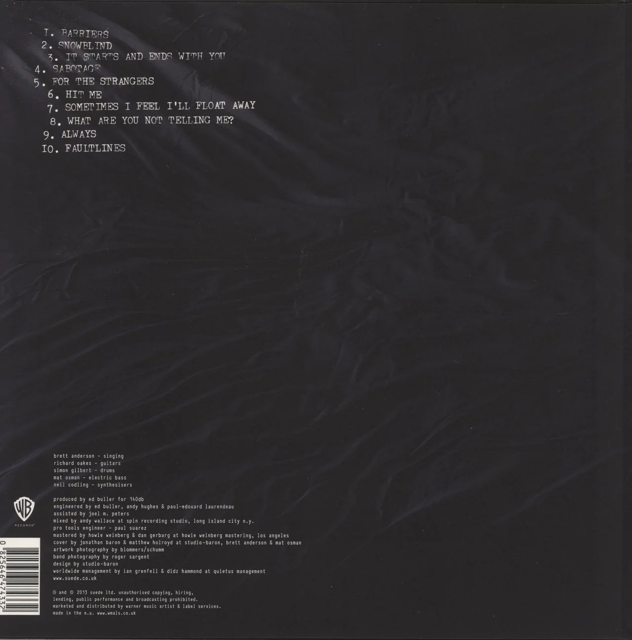 Suede Bloodsports + Poster UK Vinyl LP - Image 3