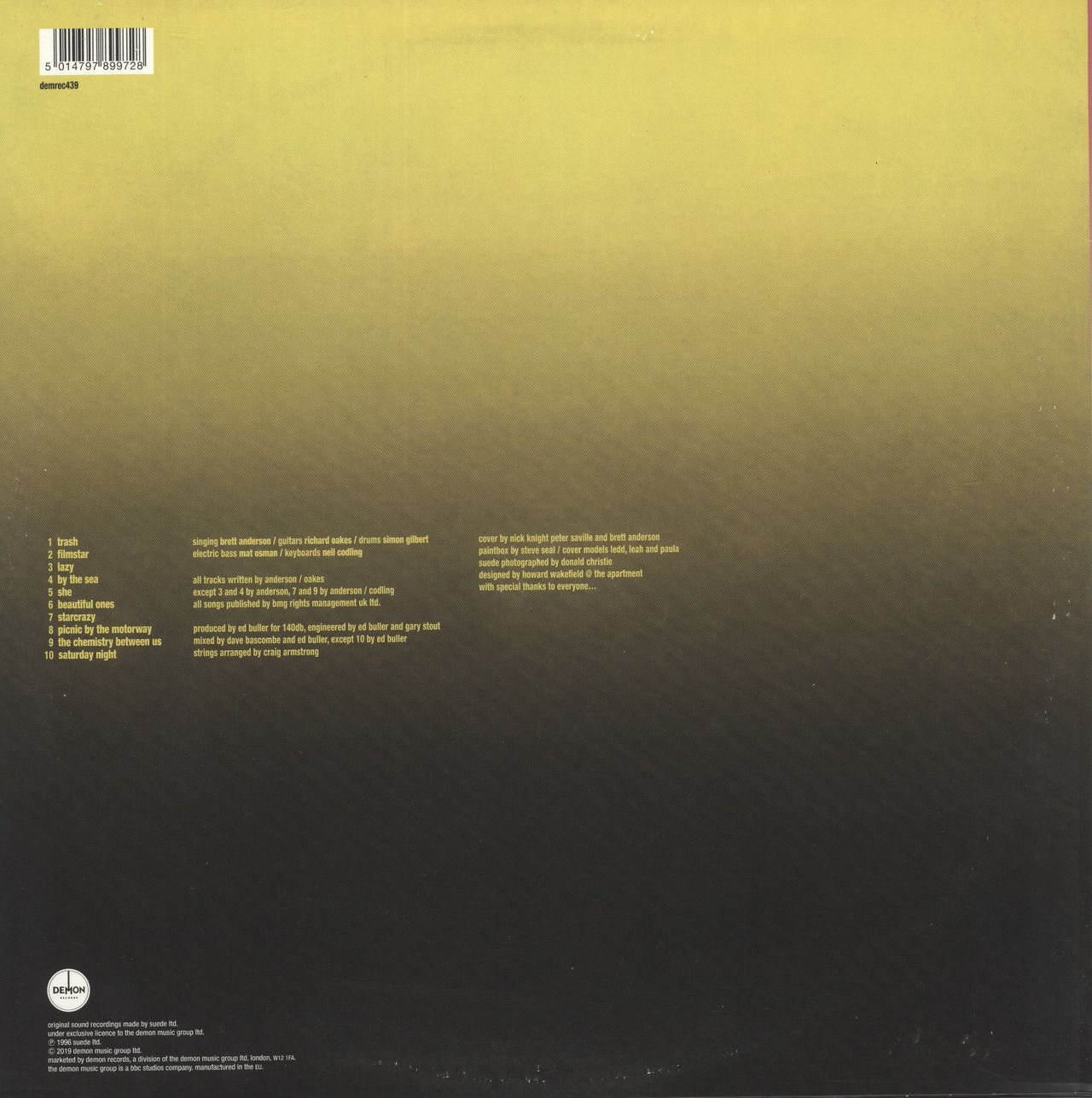 Suede Coming Up - 180gm Neon Pink Vinyl - EX UK Vinyl LP - Image 3