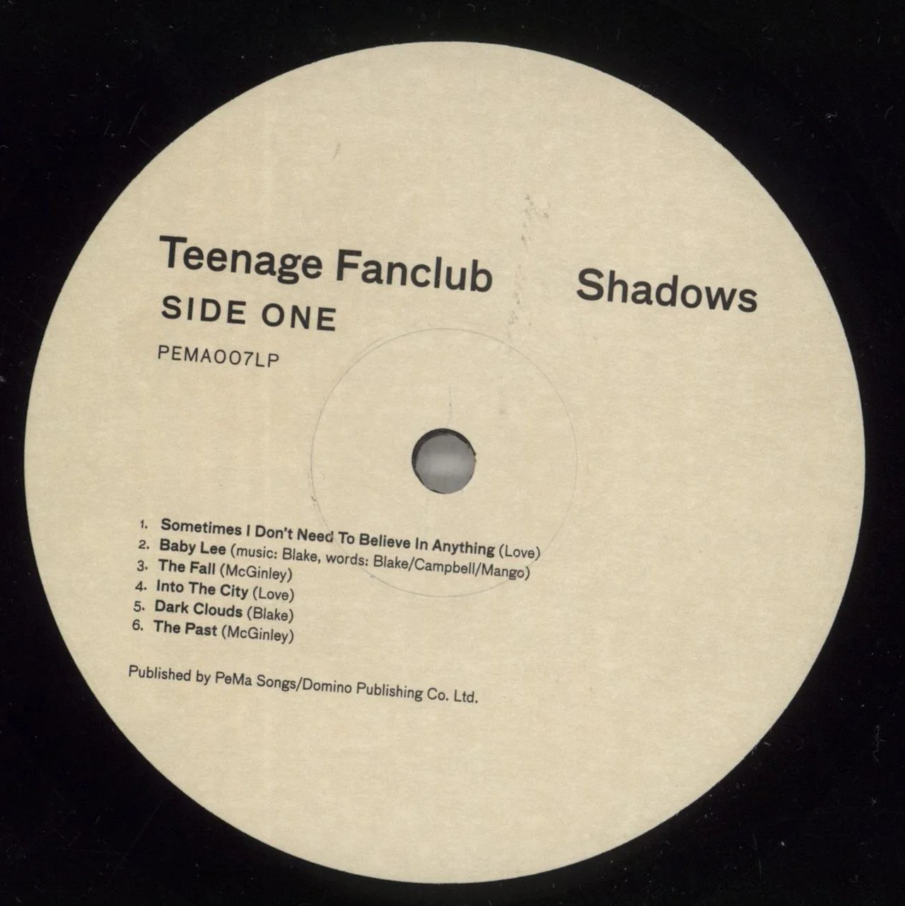 Teenage Fanclub Shadows - EX UK Vinyl LP - Image 2