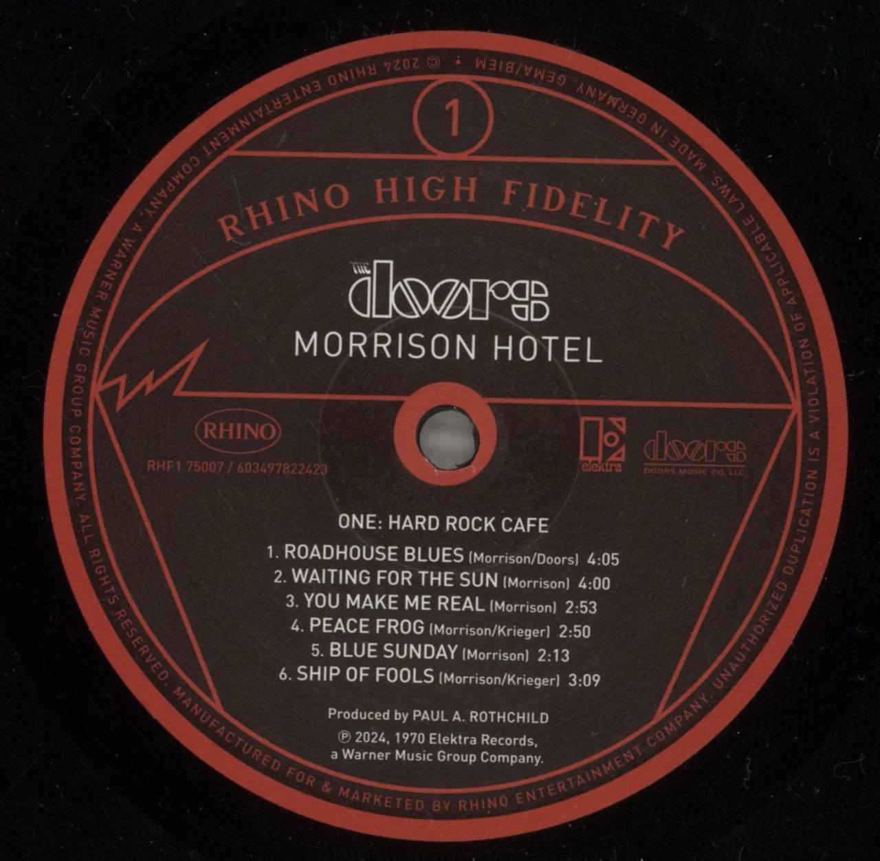 The Doors Morrison Hotel - 180gram US Vinyl LP - Image 2