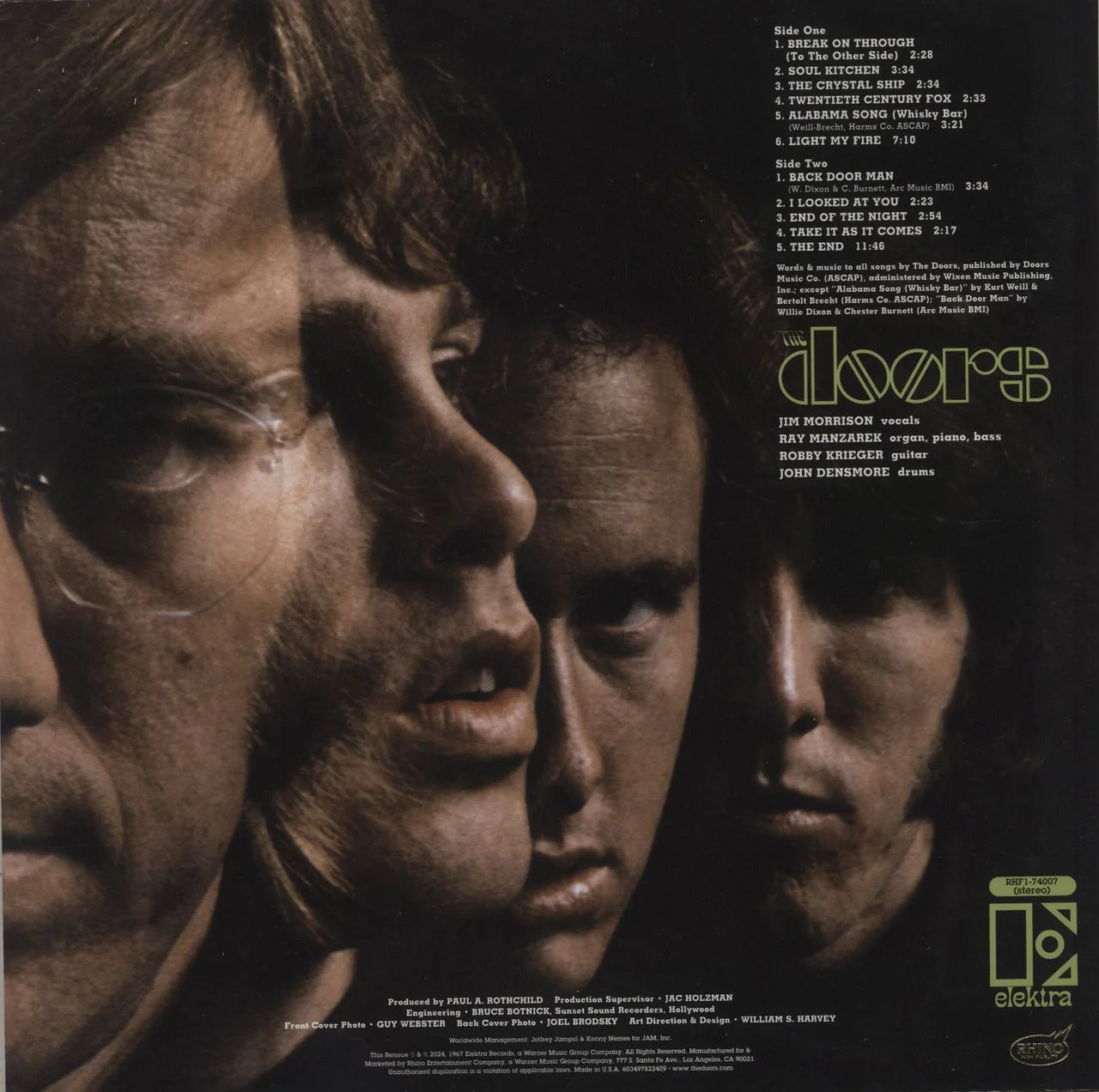 The Doors The Doors - 180gram UK Vinyl LP - Image 3