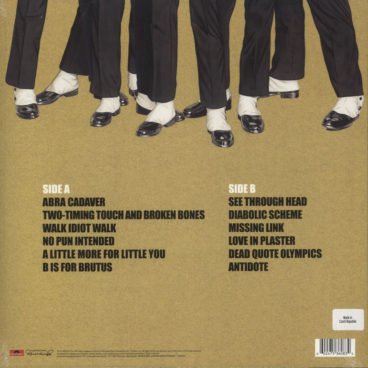 The Hives Tyrannosaurus Hives - RSD - Gold & White Split Vinyl - Sealed UK Vinyl LP - Image 2