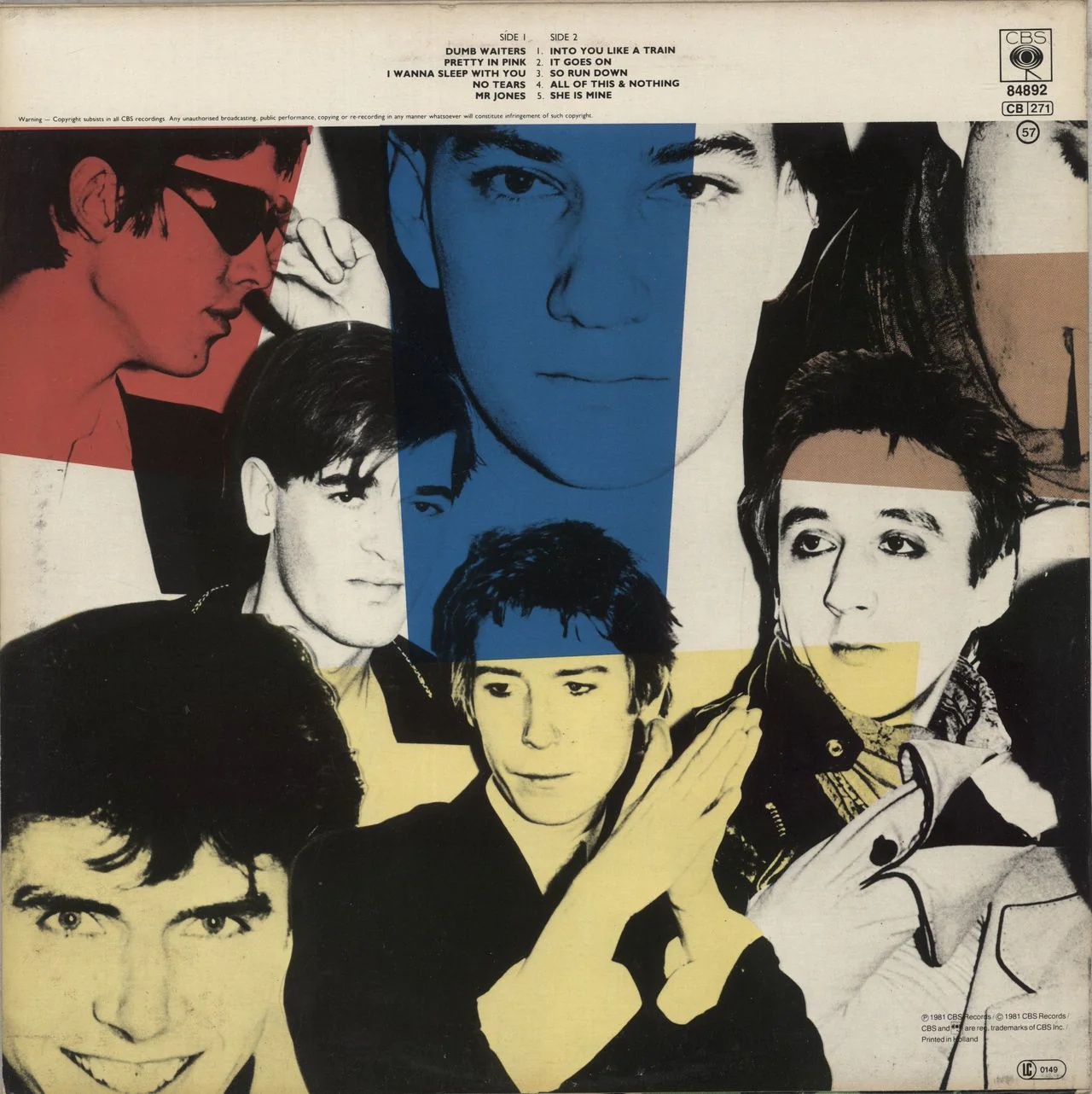 The Psychedelic Furs Talk Talk Talk - EX Dutch Vinyl LP - Image 3