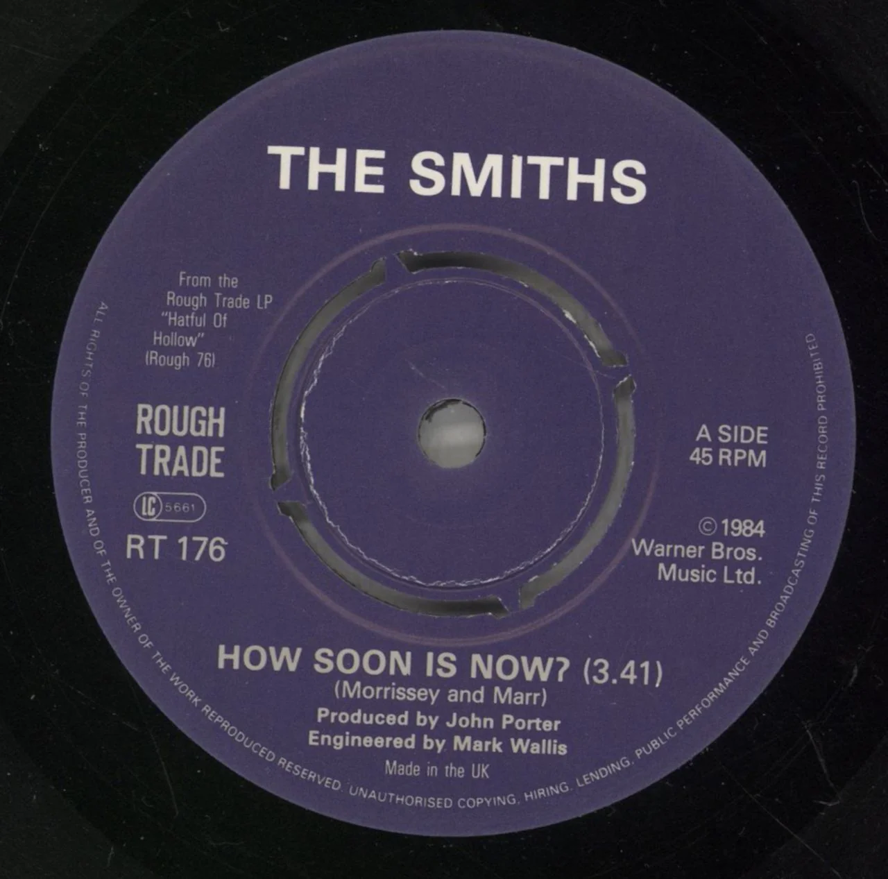 The Smiths How Soon Is Now? - 4pr - EX UK 7" vinyl - Image 2
