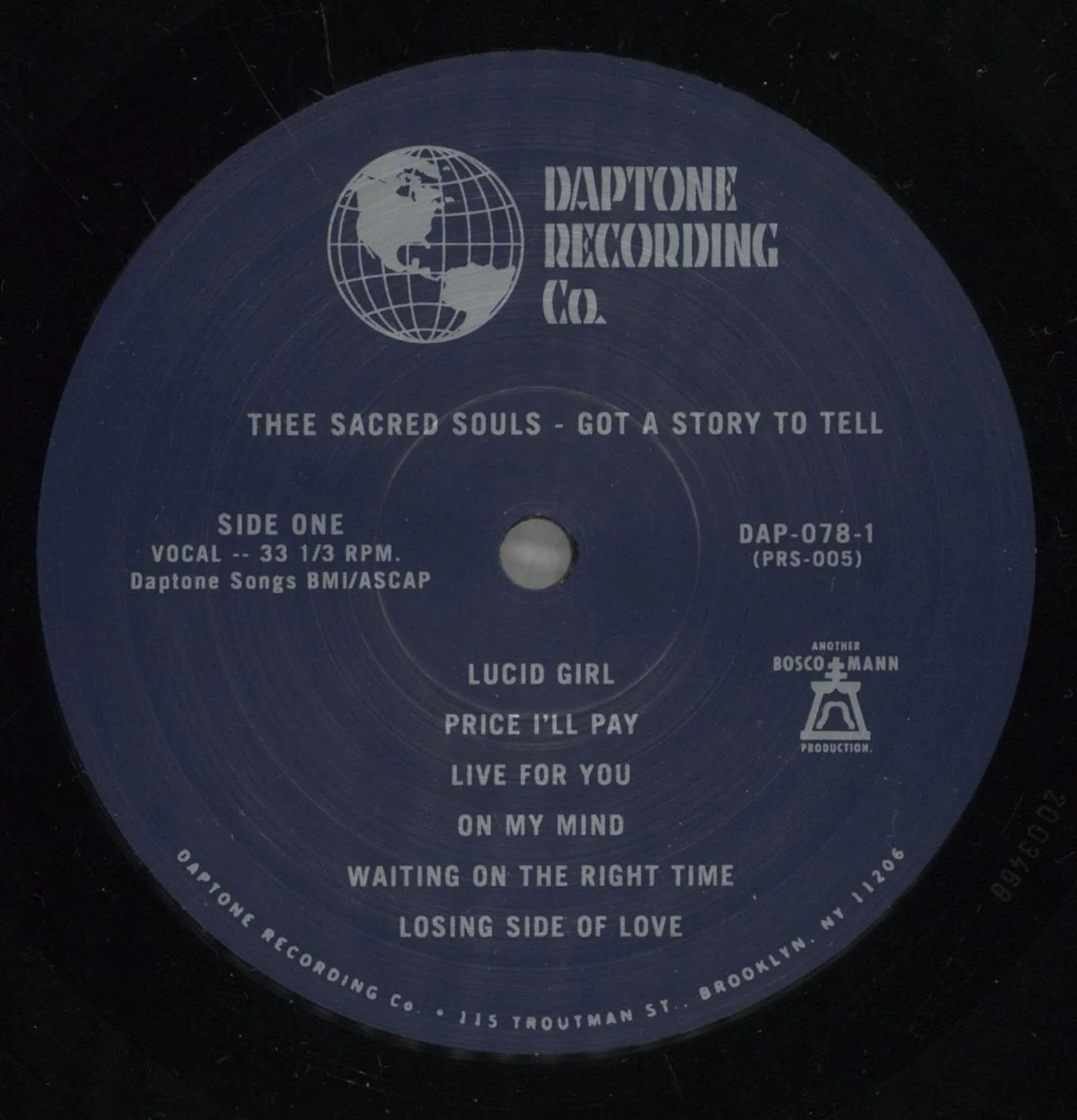 Thee Sacred Souls Got A Story To Tell US Vinyl LP - Image 2