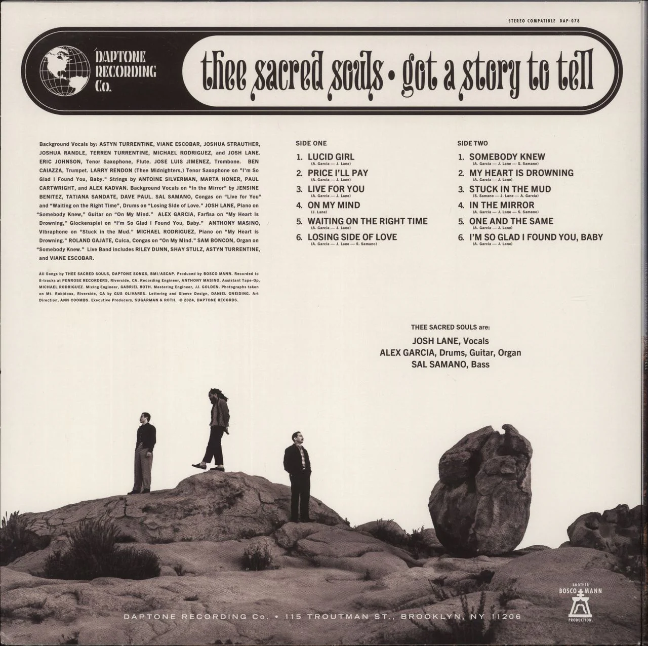 Thee Sacred Souls Got A Story To Tell US Vinyl LP - Image 3