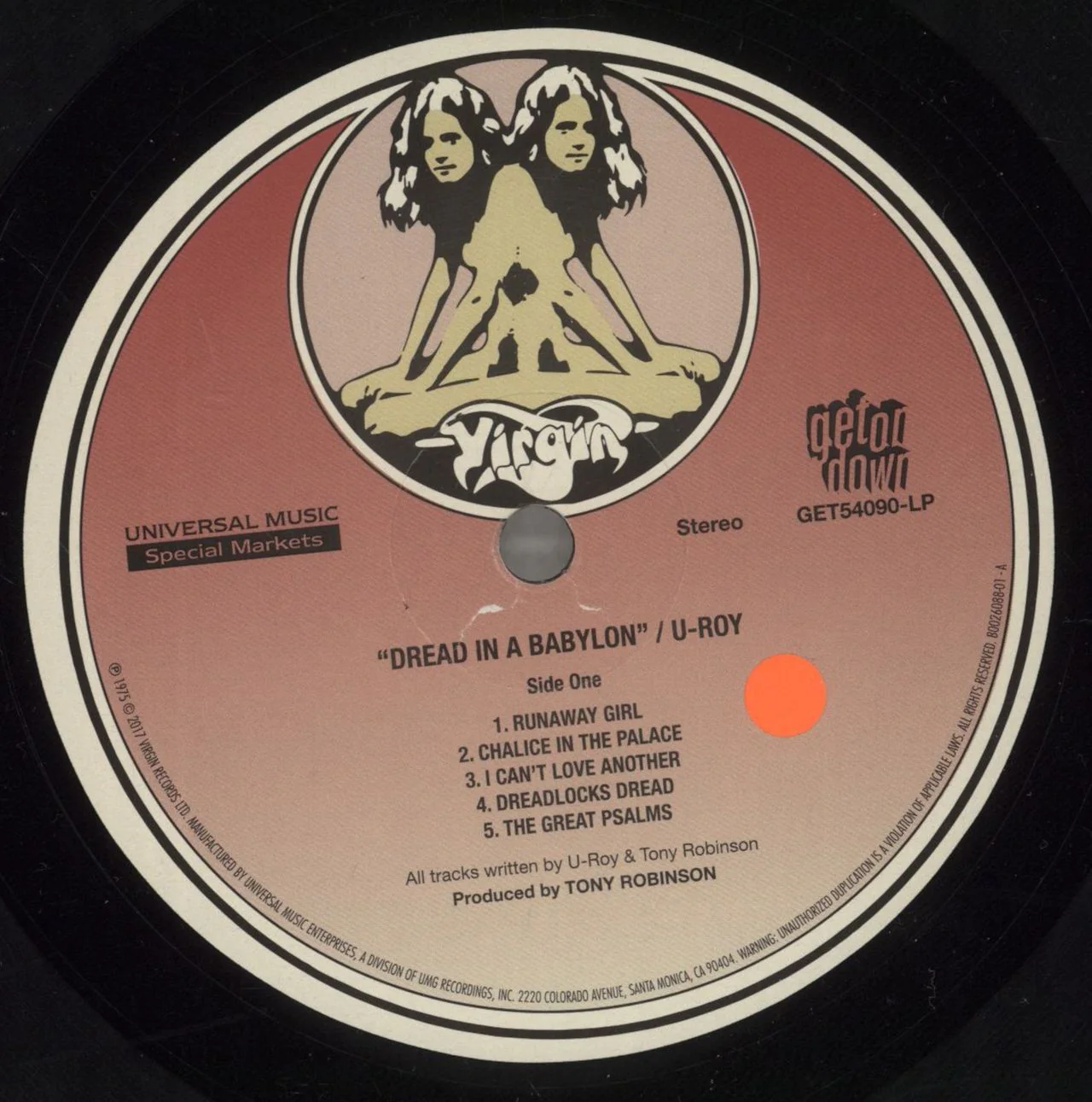 U-Roy Dread In A Babylon - 180gm + Poster UK Vinyl LP - Image 2
