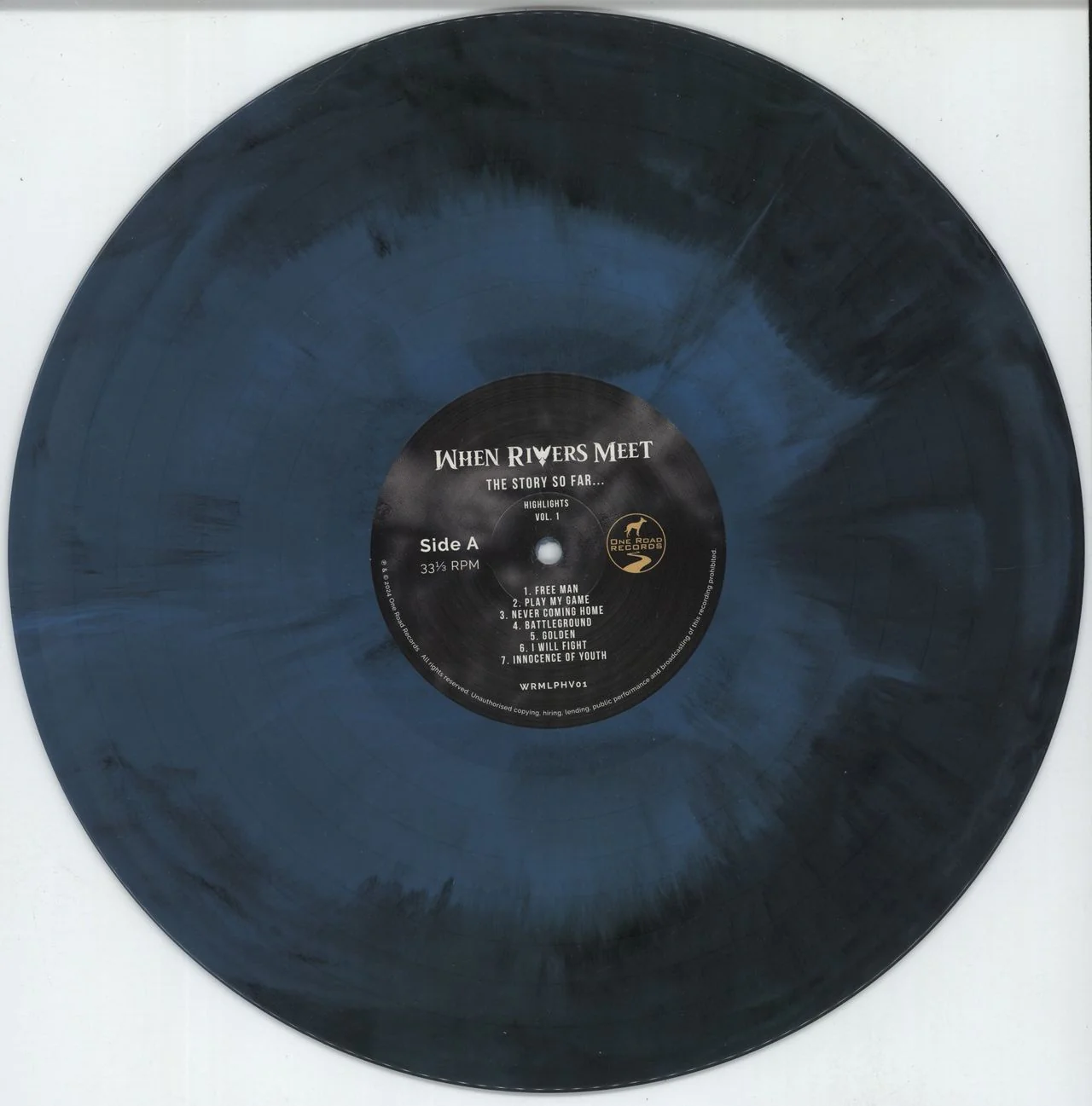 When Rivers Meet The Story So Far... Highlights Vol. 1 - Blue Splatter Vinyl + Autographed UK Vinyl LP - Image 2