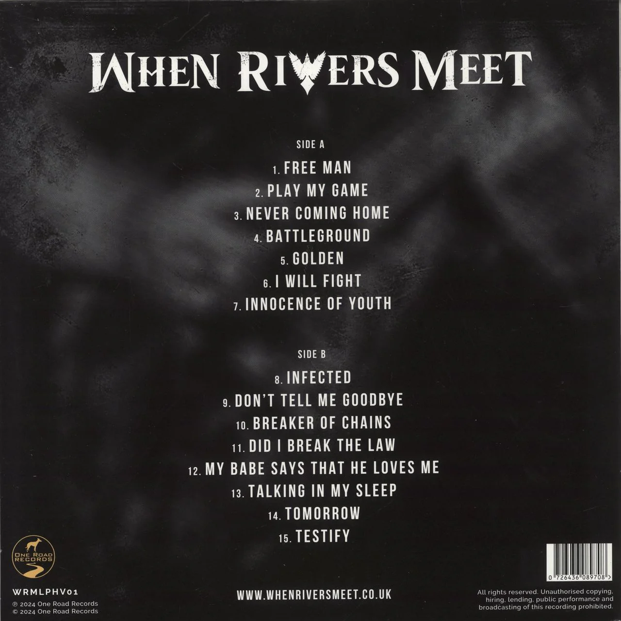 When Rivers Meet The Story So Far... Highlights Vol. 1 - Blue Splatter Vinyl + Autographed UK Vinyl LP - Image 3
